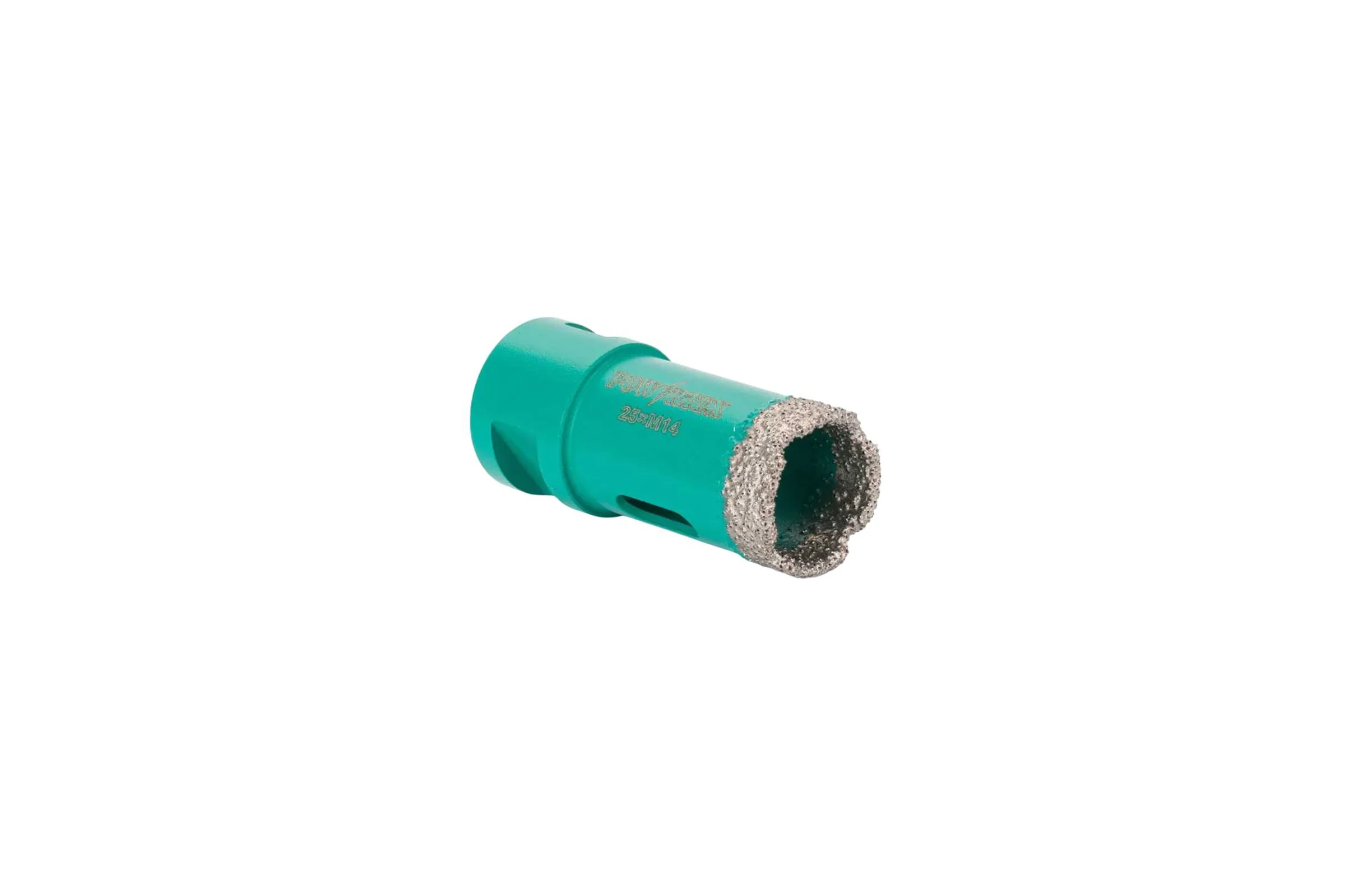 Коронка алмазная Powertex Super Hard 4T, М14 25х35 мм для дрели и УШМ по плитке 3A2219