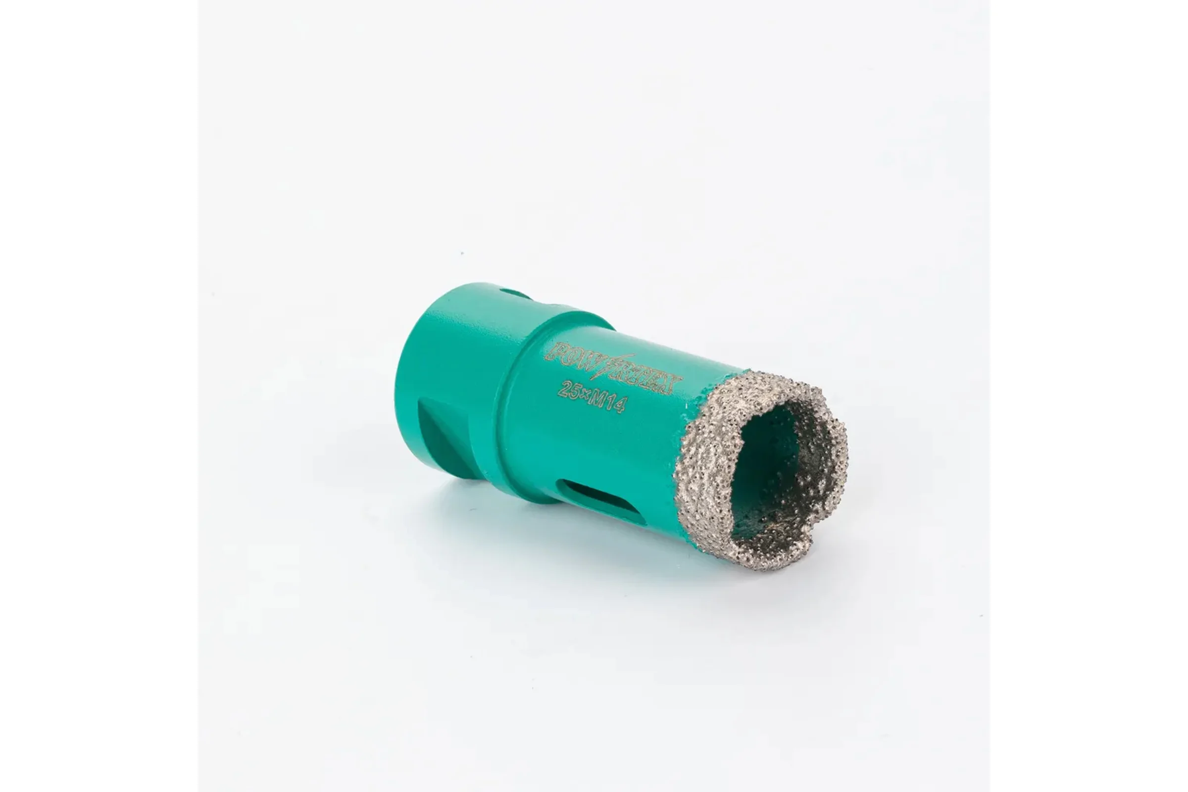 Коронка алмазная Powertex Super Hard 4T, М14 25х35 мм для дрели и УШМ по плитке 3A2219