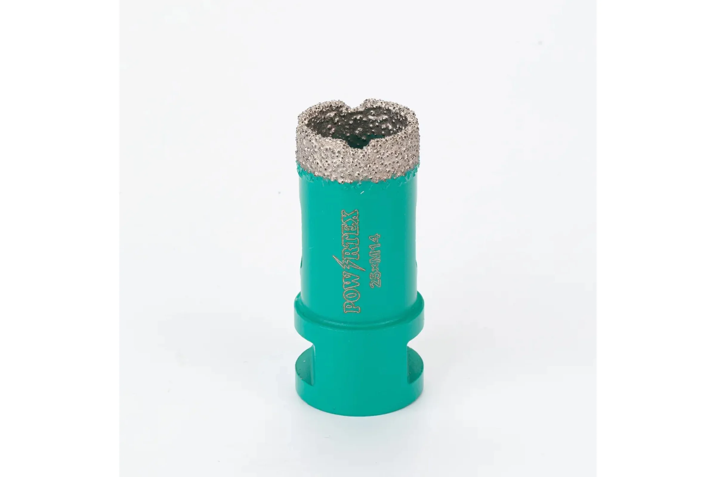 Коронка алмазная Powertex Super Hard 4T, М14 25х35 мм для дрели и УШМ по плитке 3A2219