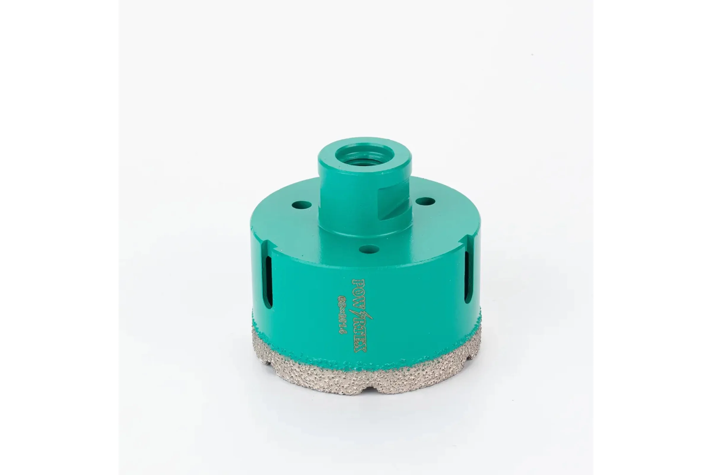 Коронка алмазная Powertex Super Hard 6T, М14 70х35 мм для дрели и УШМ по плитке 3A2227