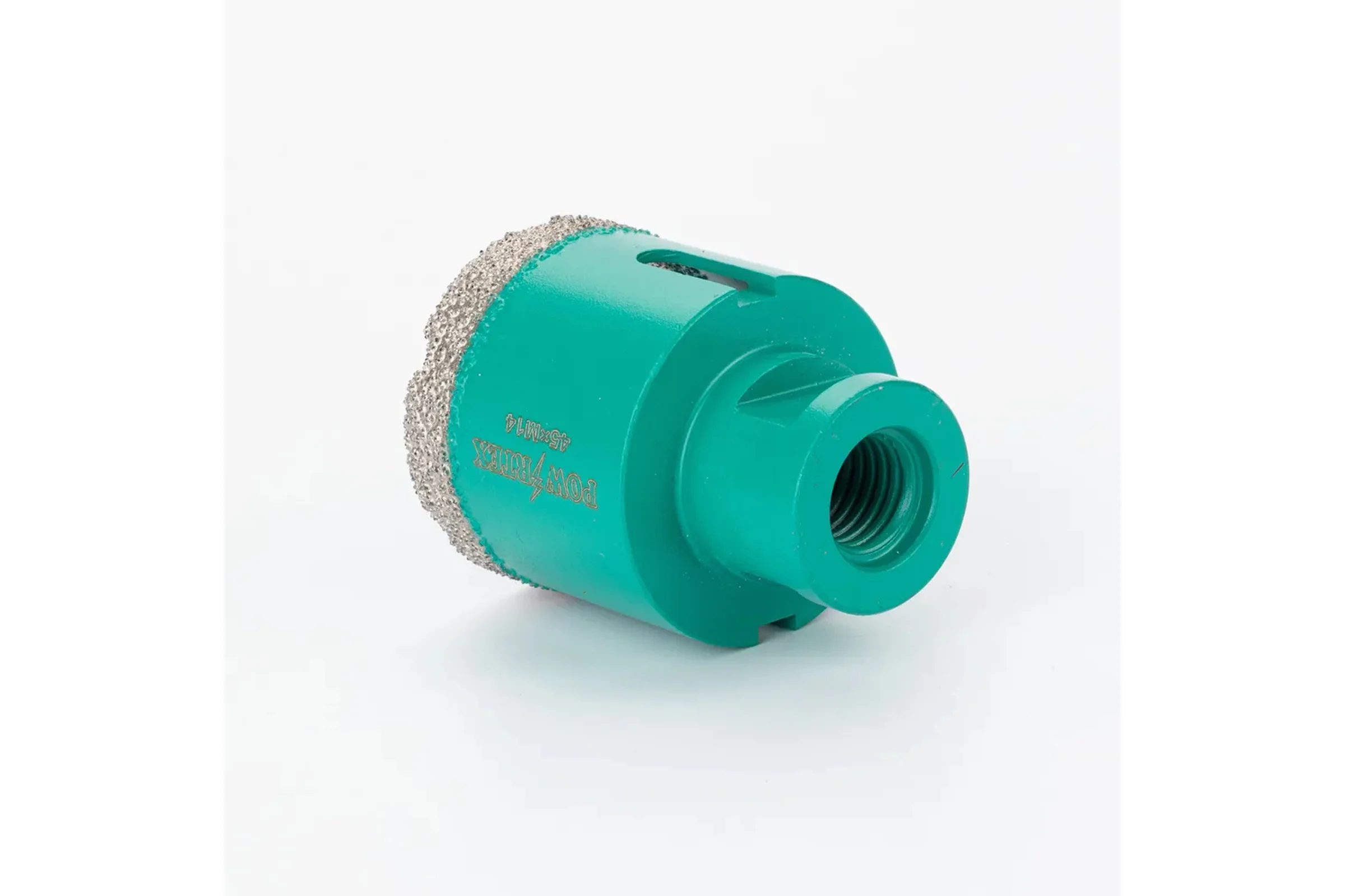 Коронка алмазная Powertex Super Hard 6T, М14 45х35 мм для дрели и УШМ по плитке 3A2223