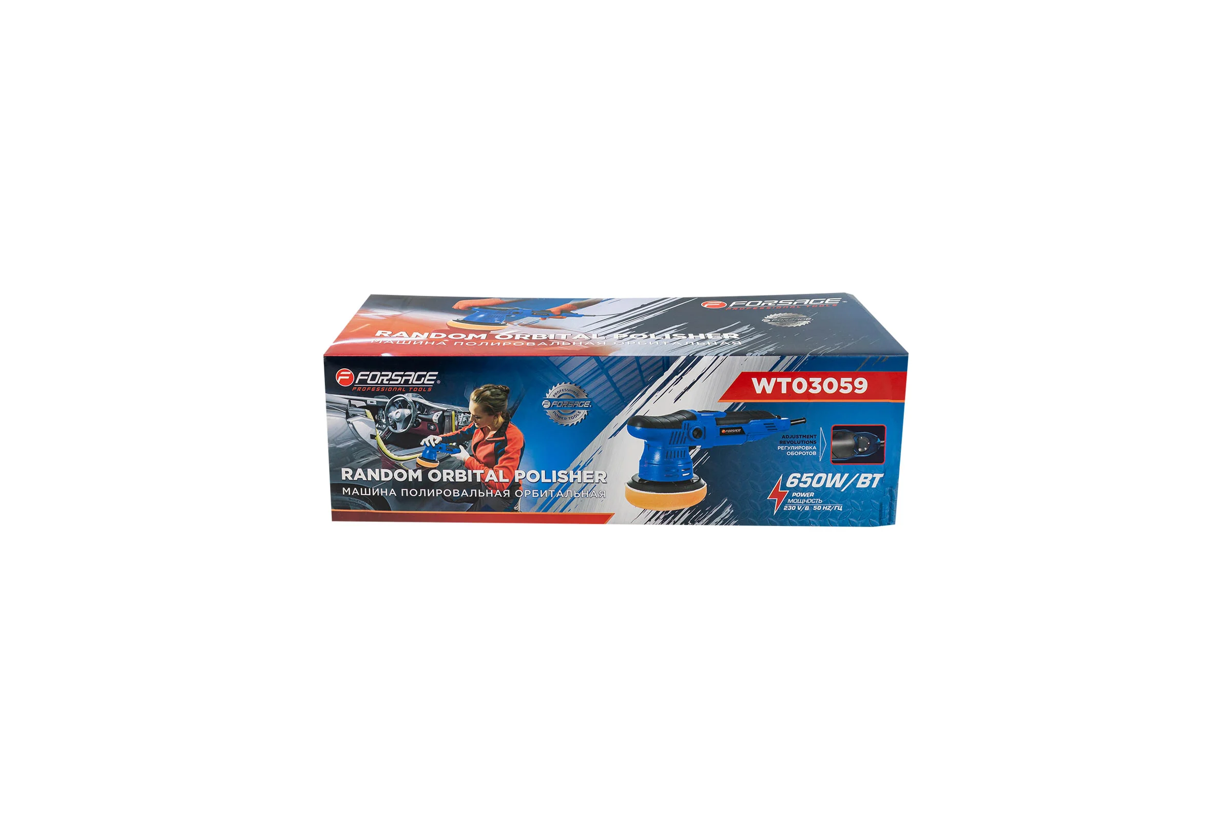 Машина полировальная Forsage орбитальная 650Вт F-WT03059(62647)