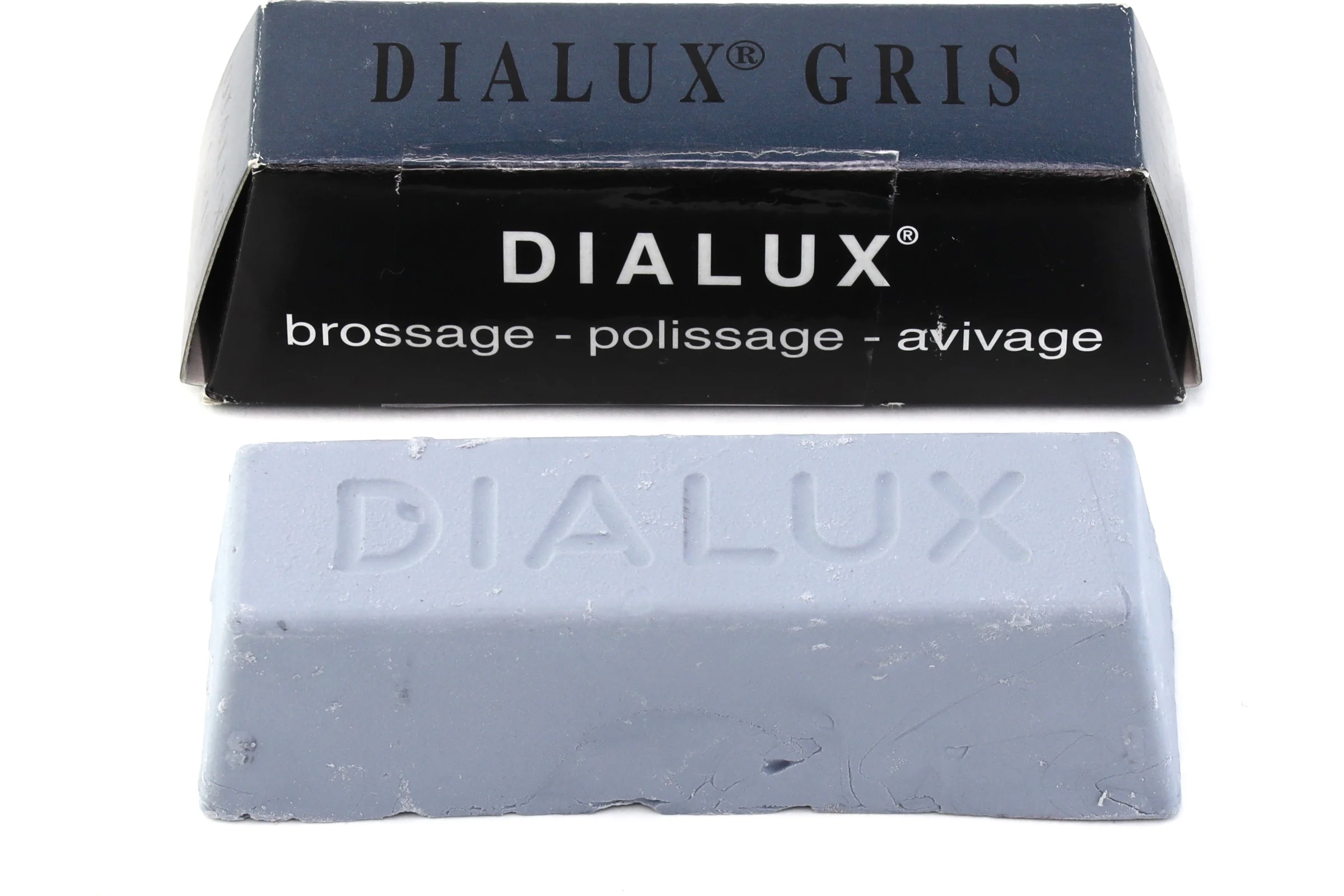 Твердая полировальная паста серого цвета Dialux GRIS 4-012 OSBORN 157.089-L709