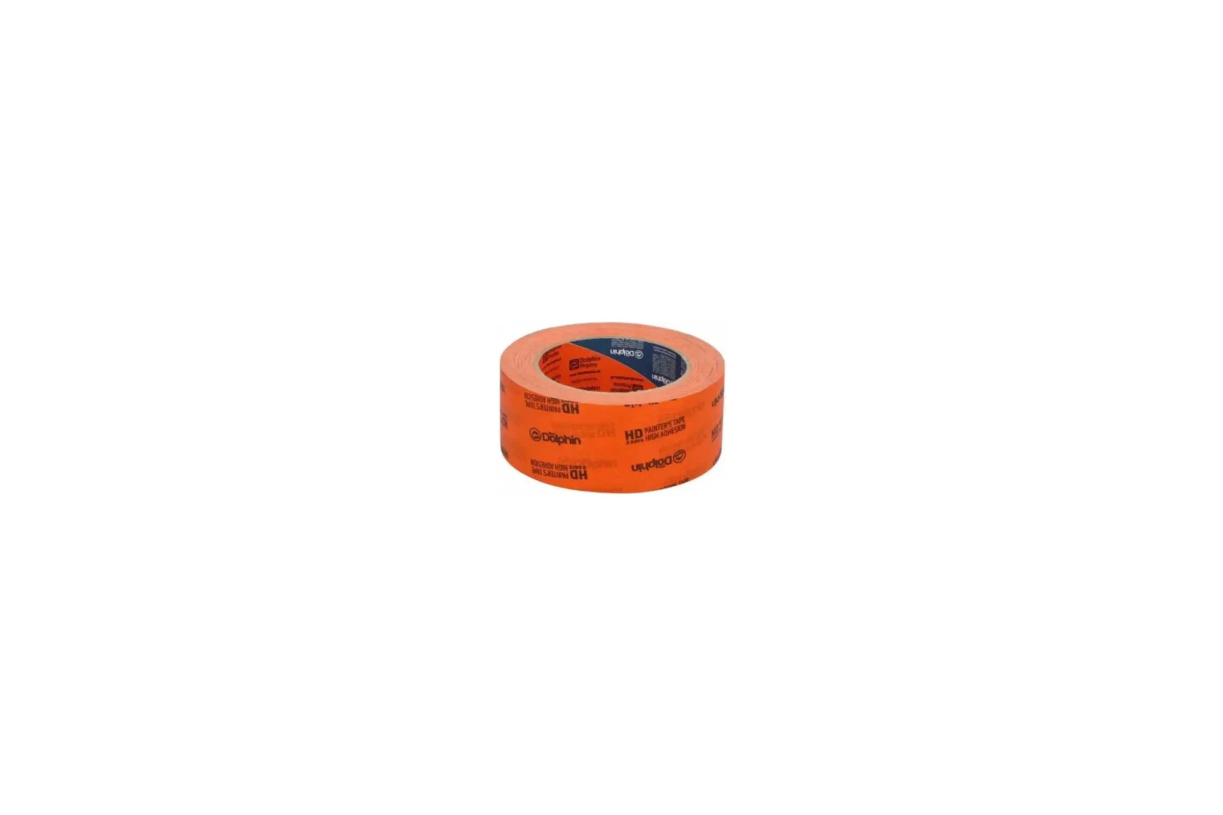 Оранжевая малярная бумажная лента с высокой адгезией Blue Dolphin HD PAINTER'S TAPE HIGH ADHESION 48мм X 50м, 24 01-12-15 EN