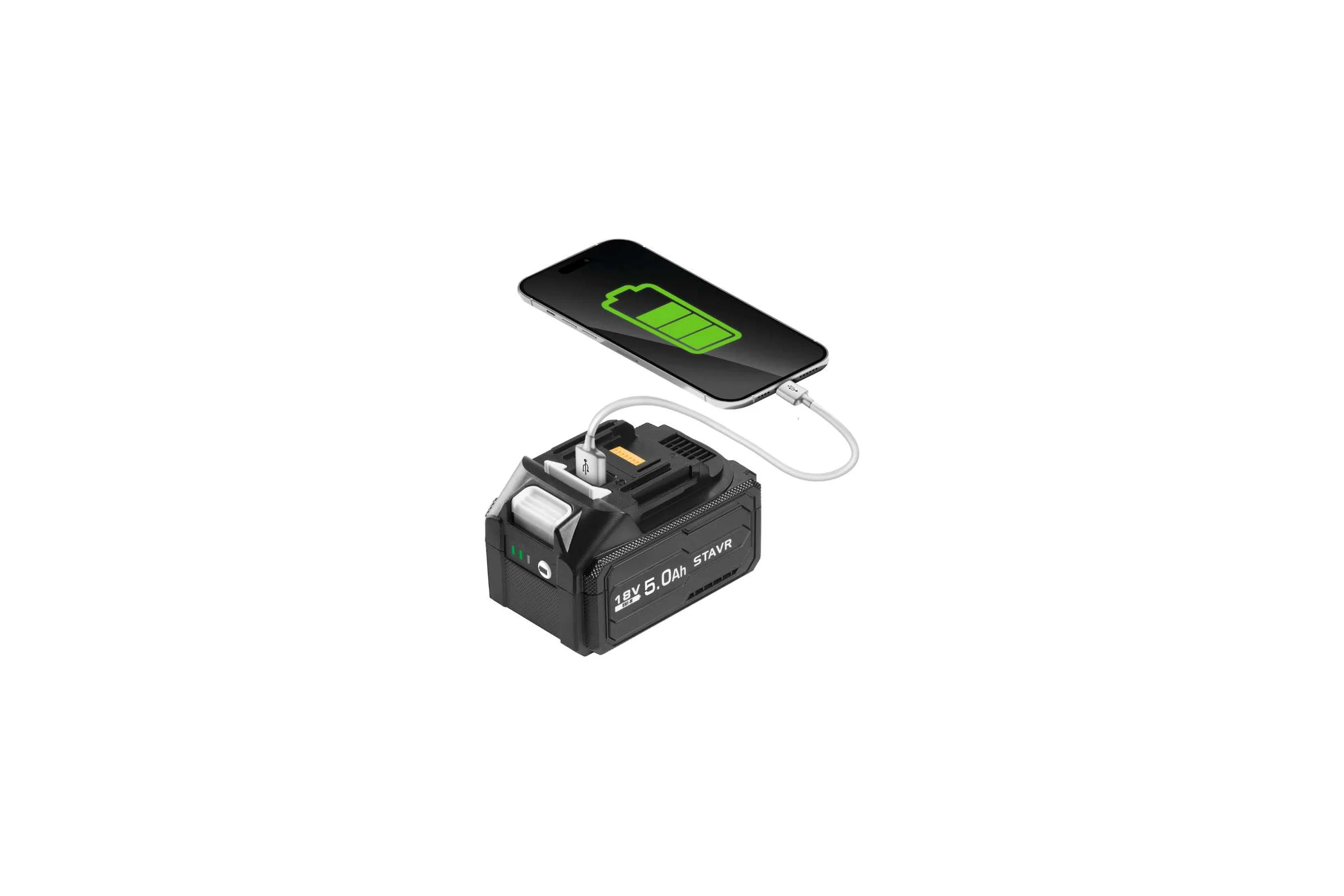 Аккумулятор Ставр 5.0 Ач с USB, 18V UNI-M STAVR SB 18-5-USB 9090218017