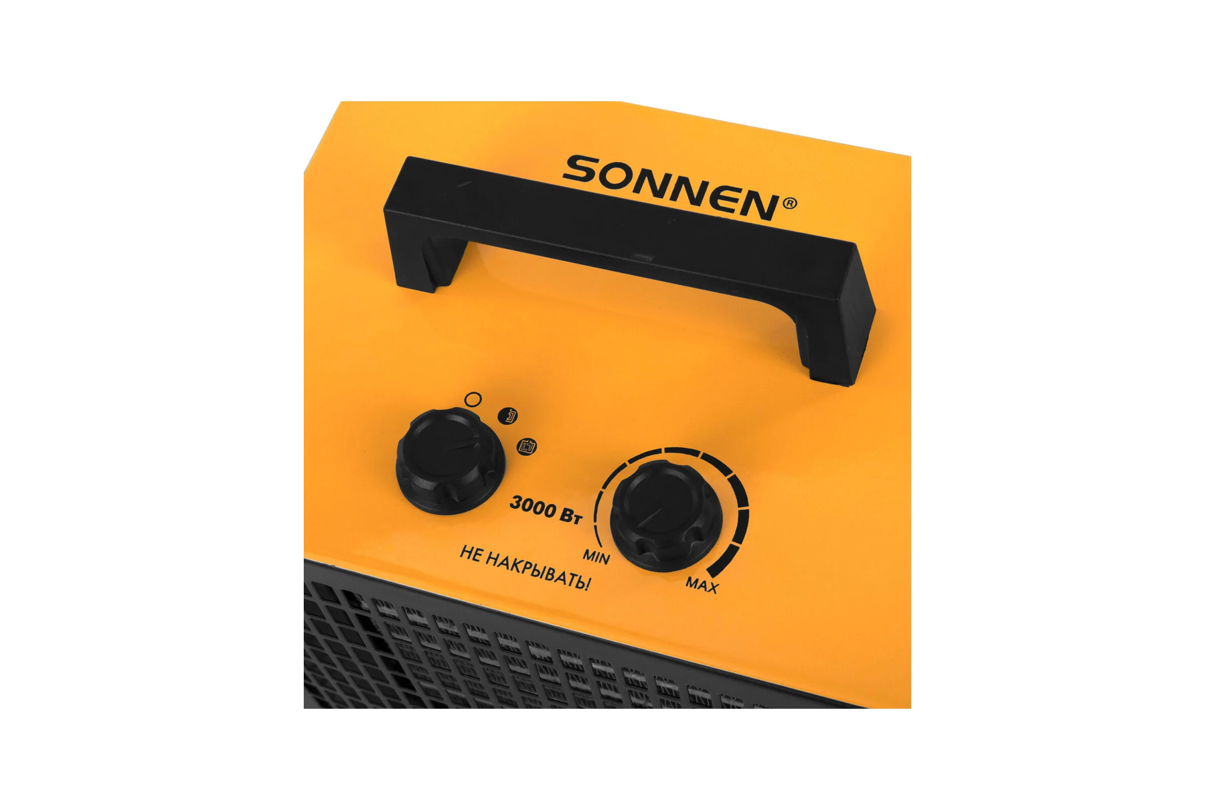 Тепловая пушка электрическая SONNEN PTC3001, керамический нагреватель, 3000Вт, 2 режима, 456206
