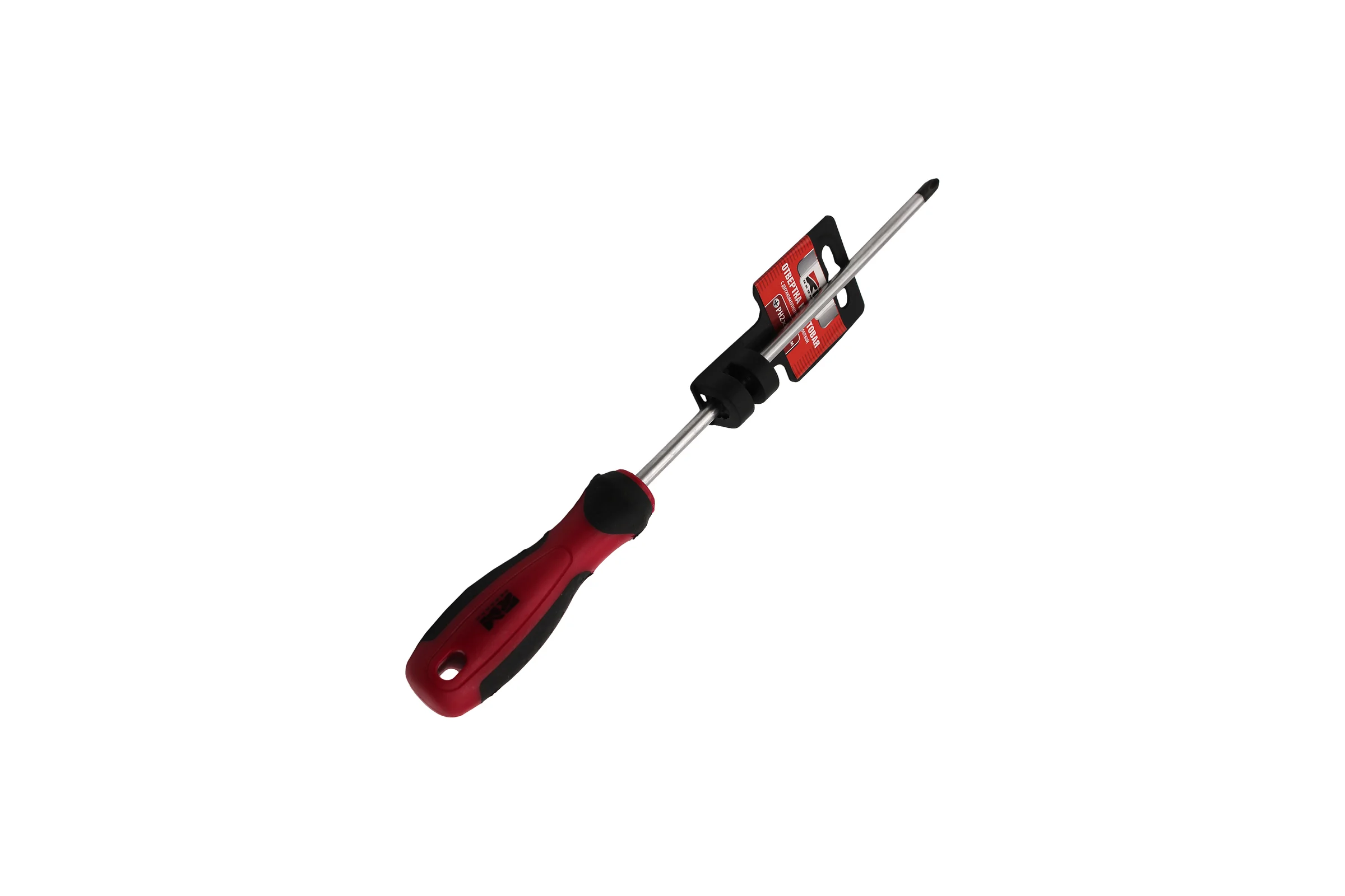 Крестовая отвертка REDMARK PH2х200 мм с двухкомпонентной рукояткой RM80748
