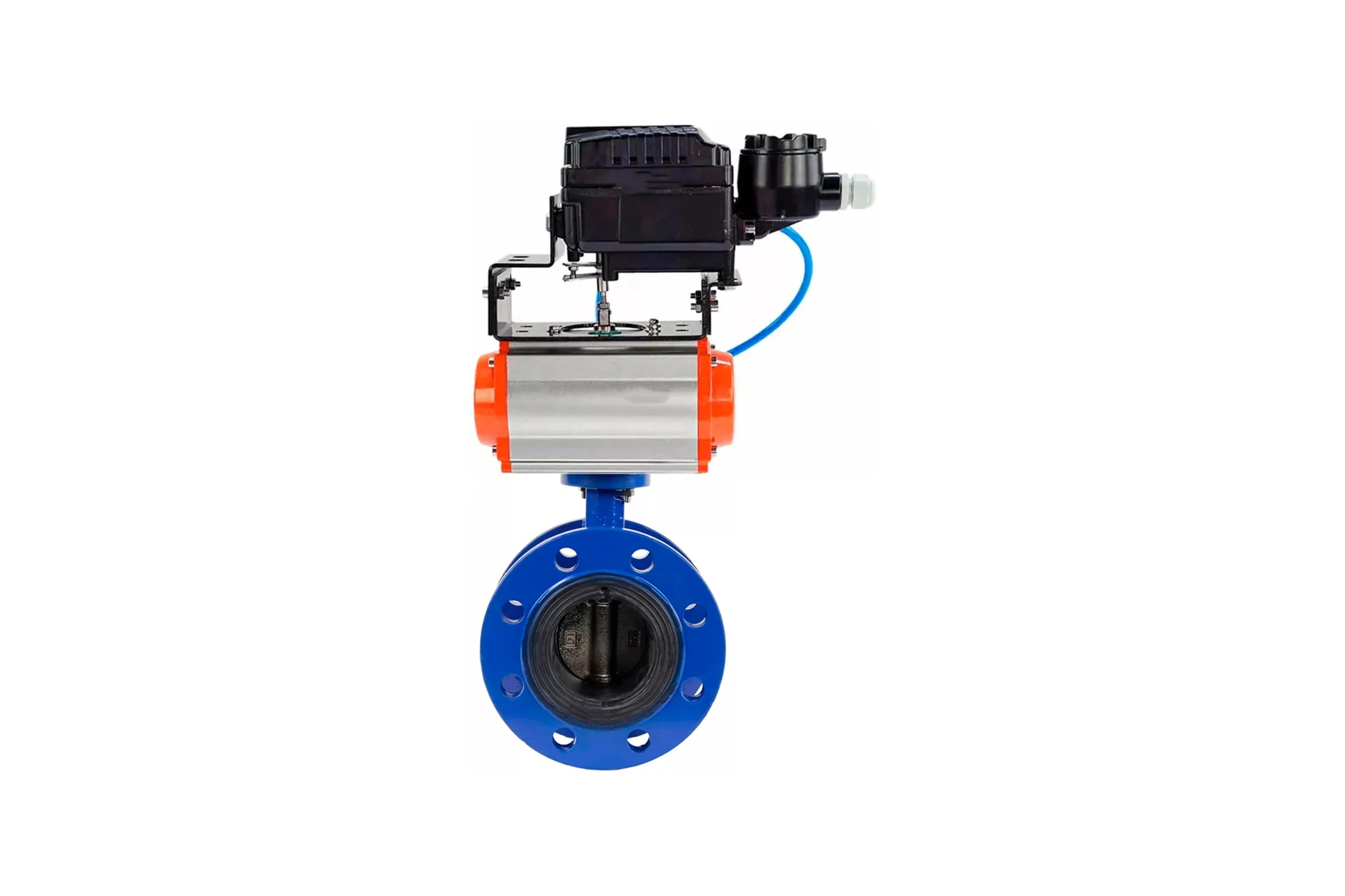 Затвор дисковый DN.ru GGG40-304-EPDM-2W-F-R Ду300 Ру16 пневмопривод DA-210 и позиционером EPRP1-NU-Fb-08 D050-56115