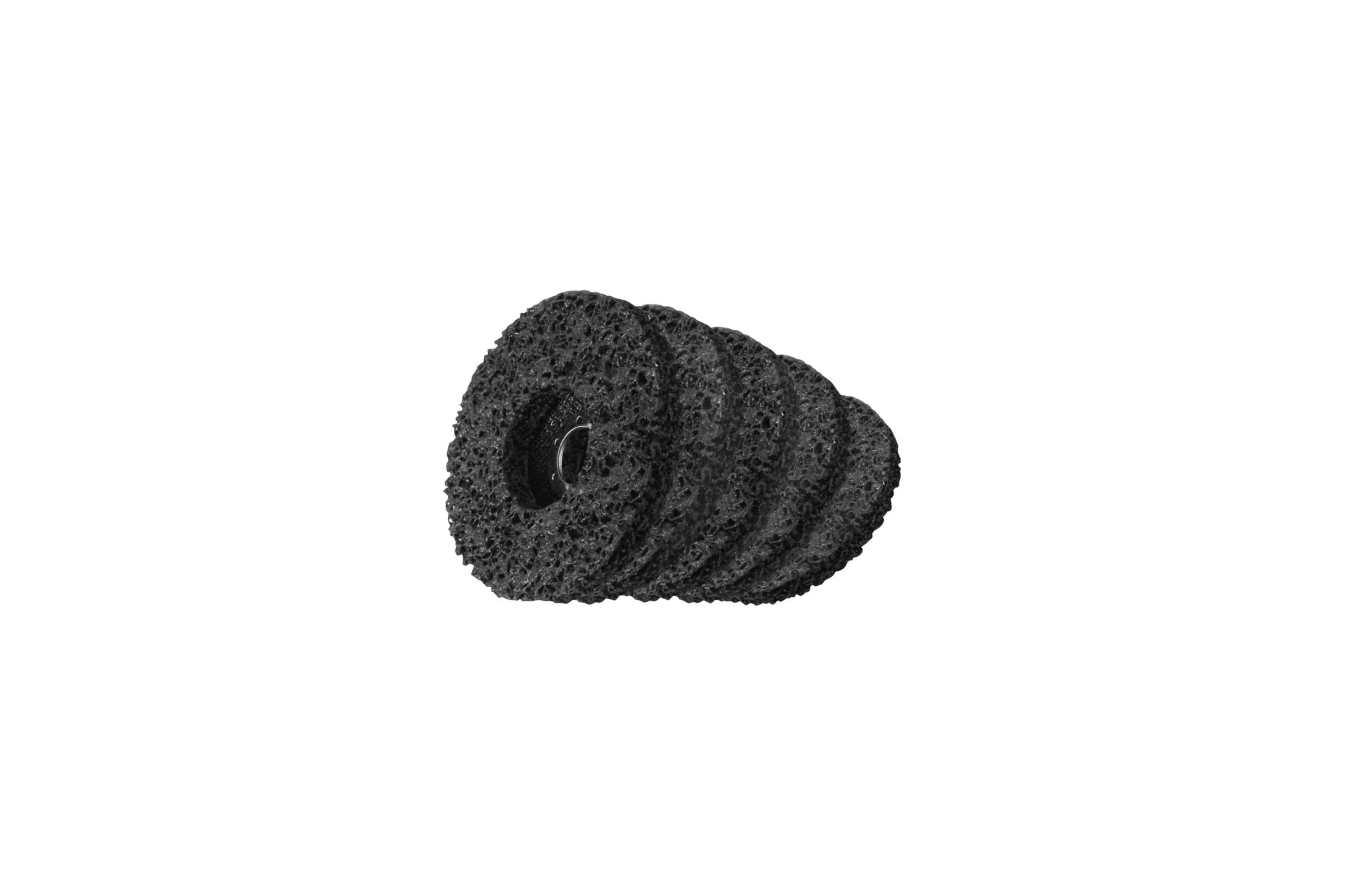Коралловый зачистной диск PREDA 125 мм, черный - 5 шт AGblack5