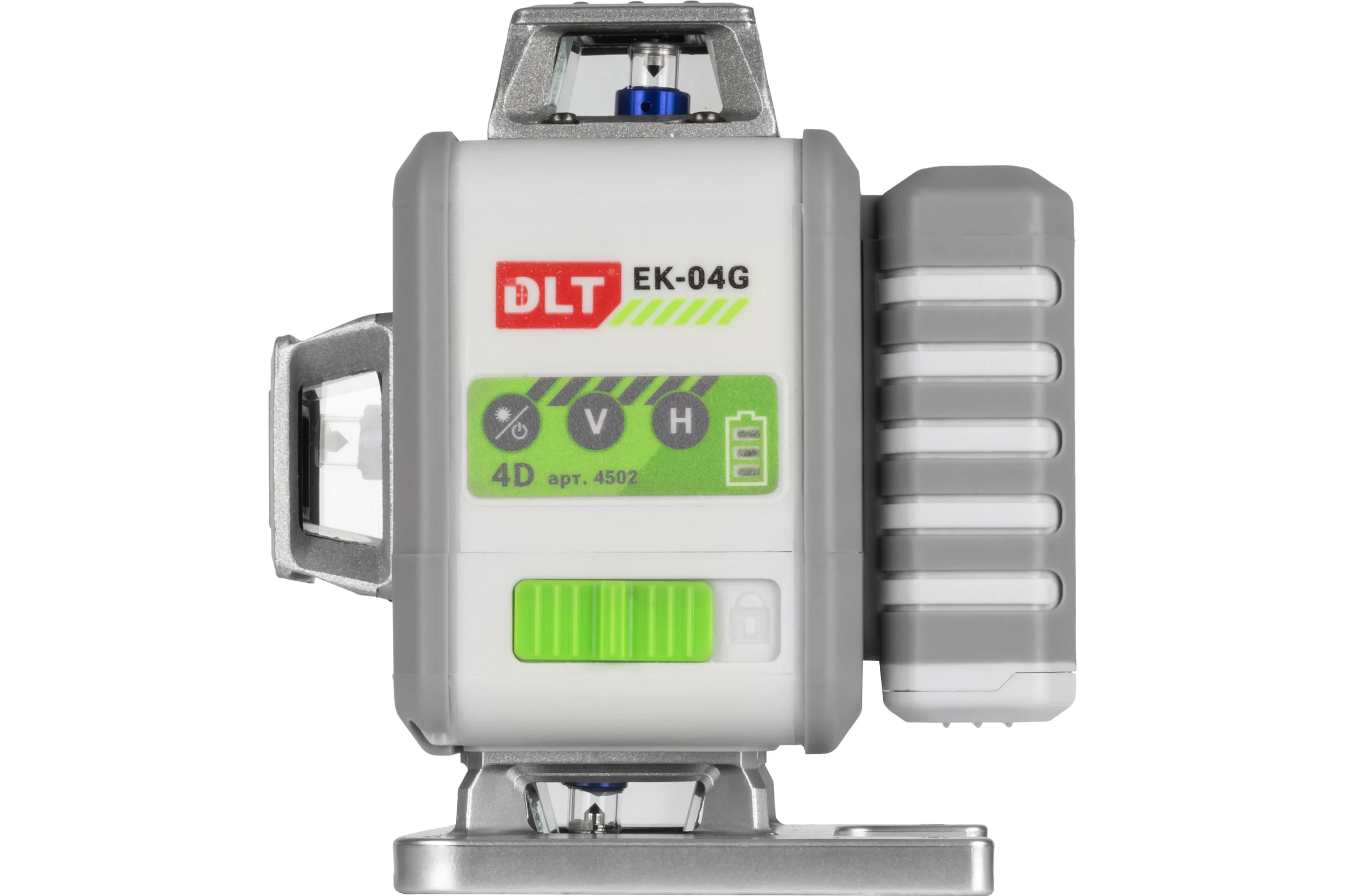 Нивелир лазерный DLT 4D EK-04G, 4 замк.плоск. (16 линий), дальность 40м, 4502