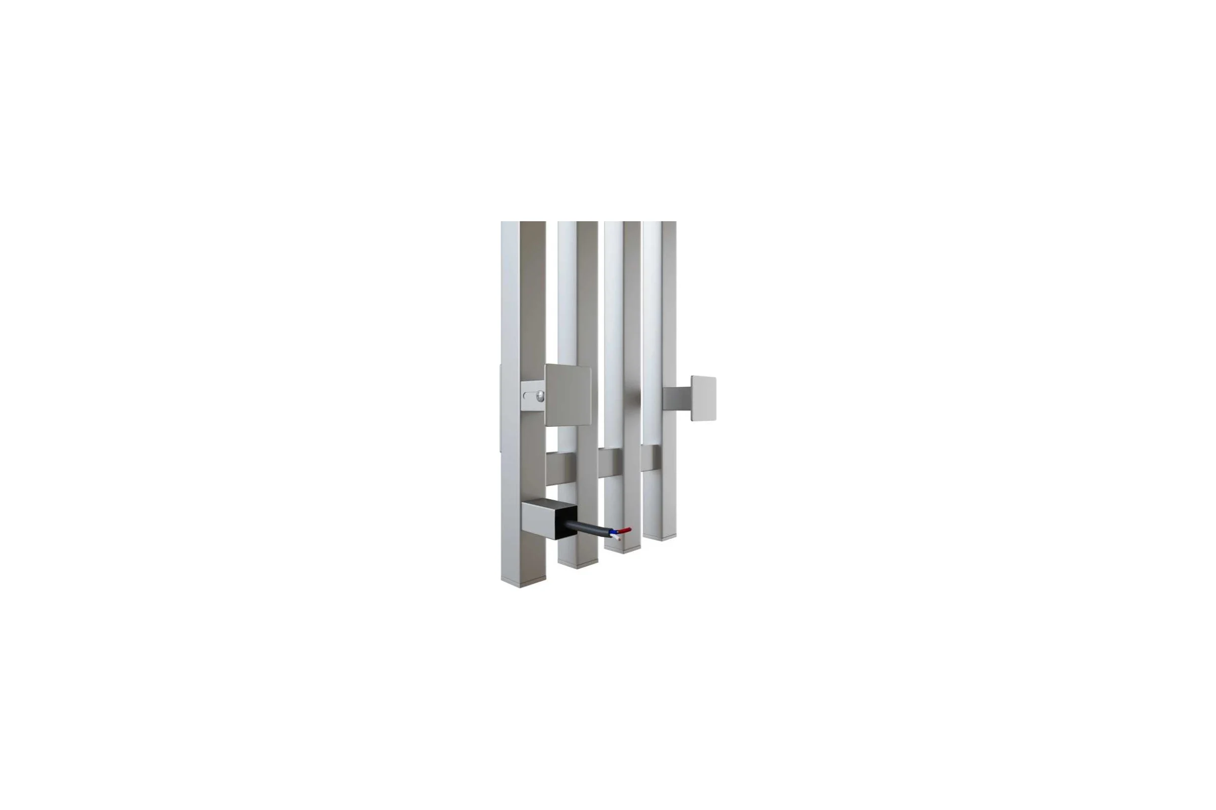 Полотенцесушитель MIXLINE MOON QUADRO MATT СHROME 120/15 таймер, 484 Вт, электрический 557215