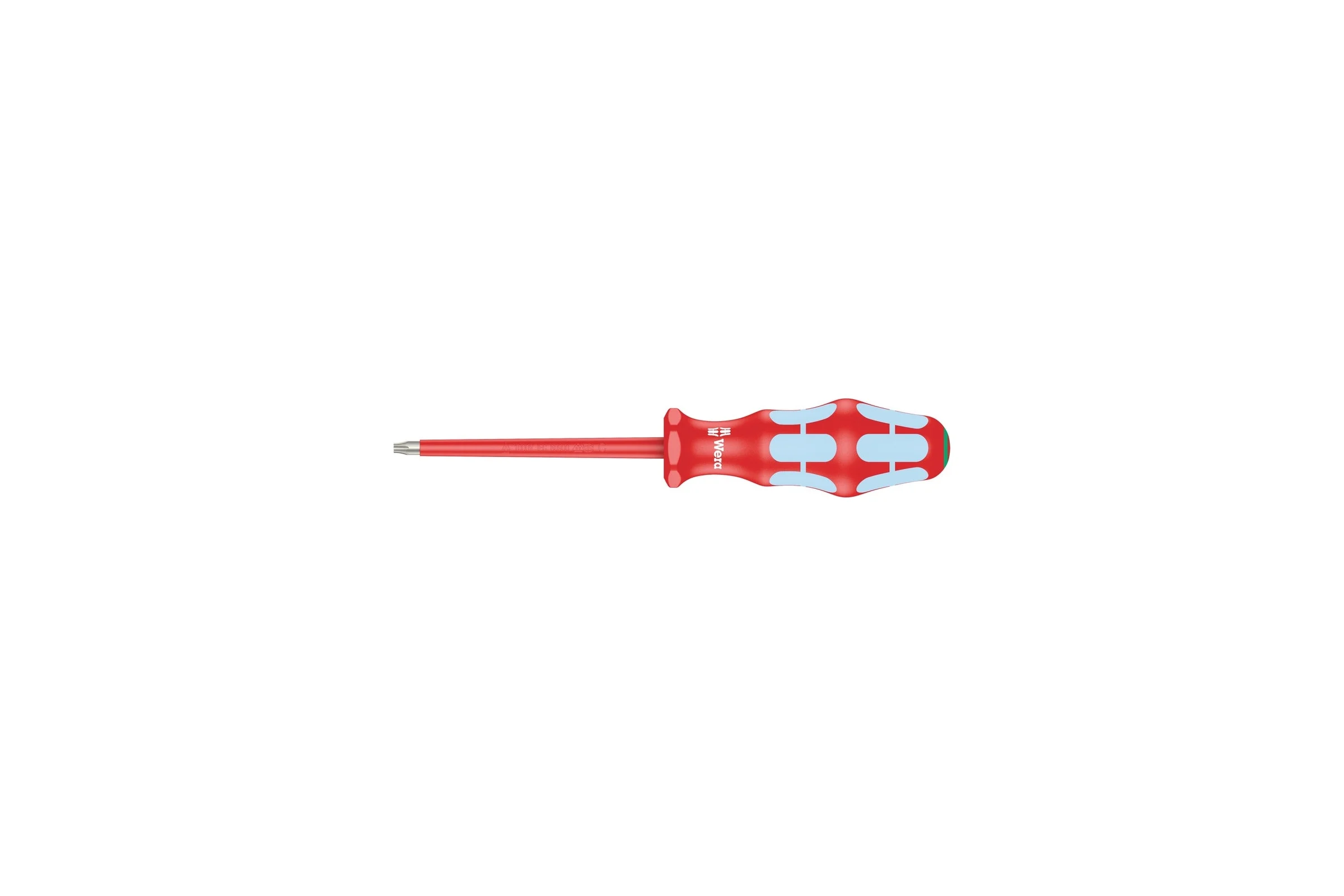 Диэлектрическая отвертка WERA 3167 i TORX VDE, нержавеющая сталь, TX25х100 мм WE-022765