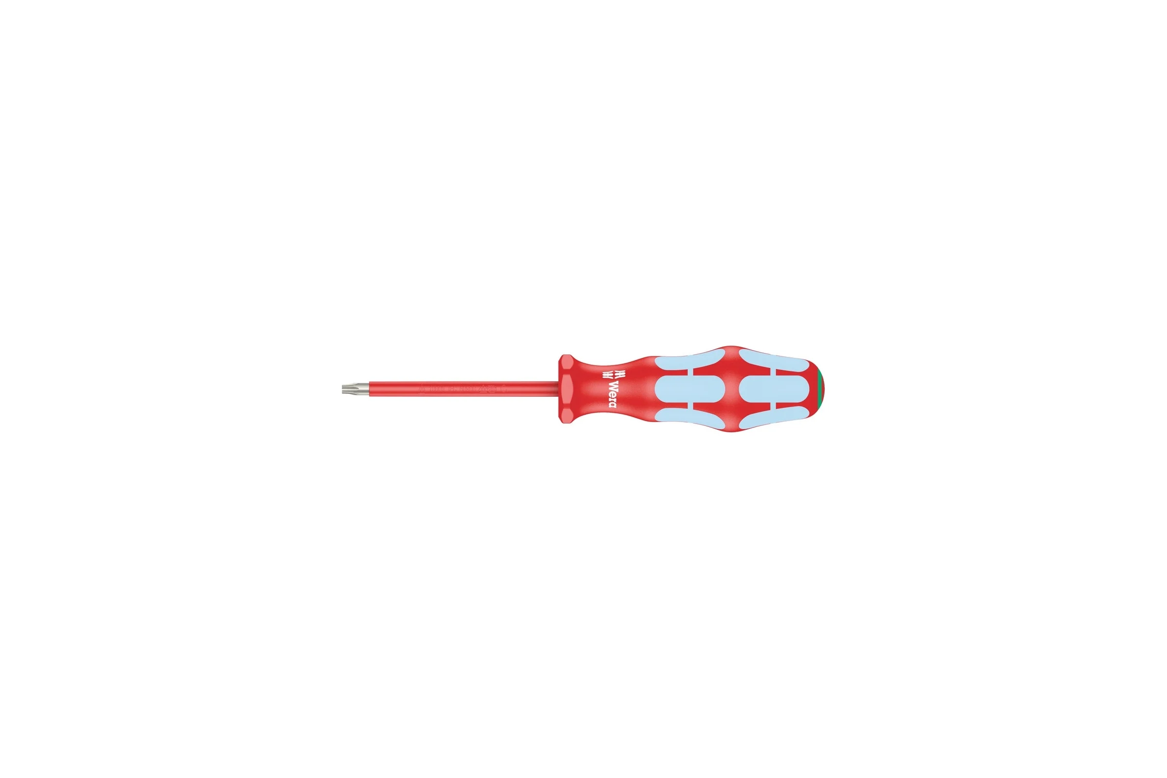 Диэлектрическая отвертка WERA 3167 i TORX VDE, нержавеющая сталь, TX20х80 мм WE-022764