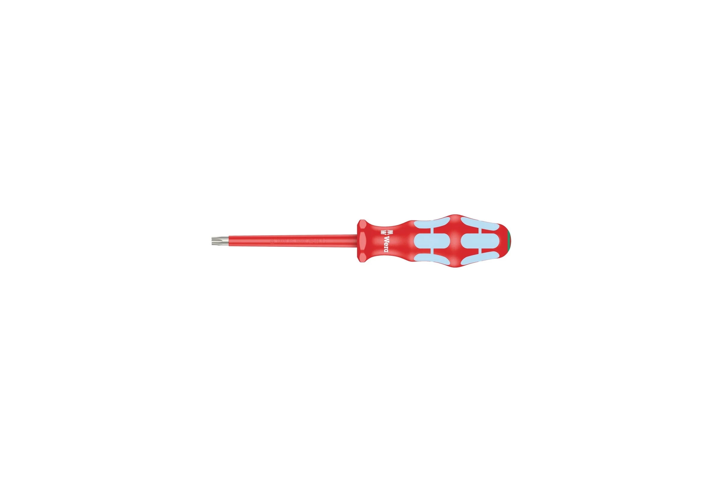 Диэлектрическая отвертка WERA 3167 i TORX VDE, нержавеющая сталь, TX30х100 мм WE-022766