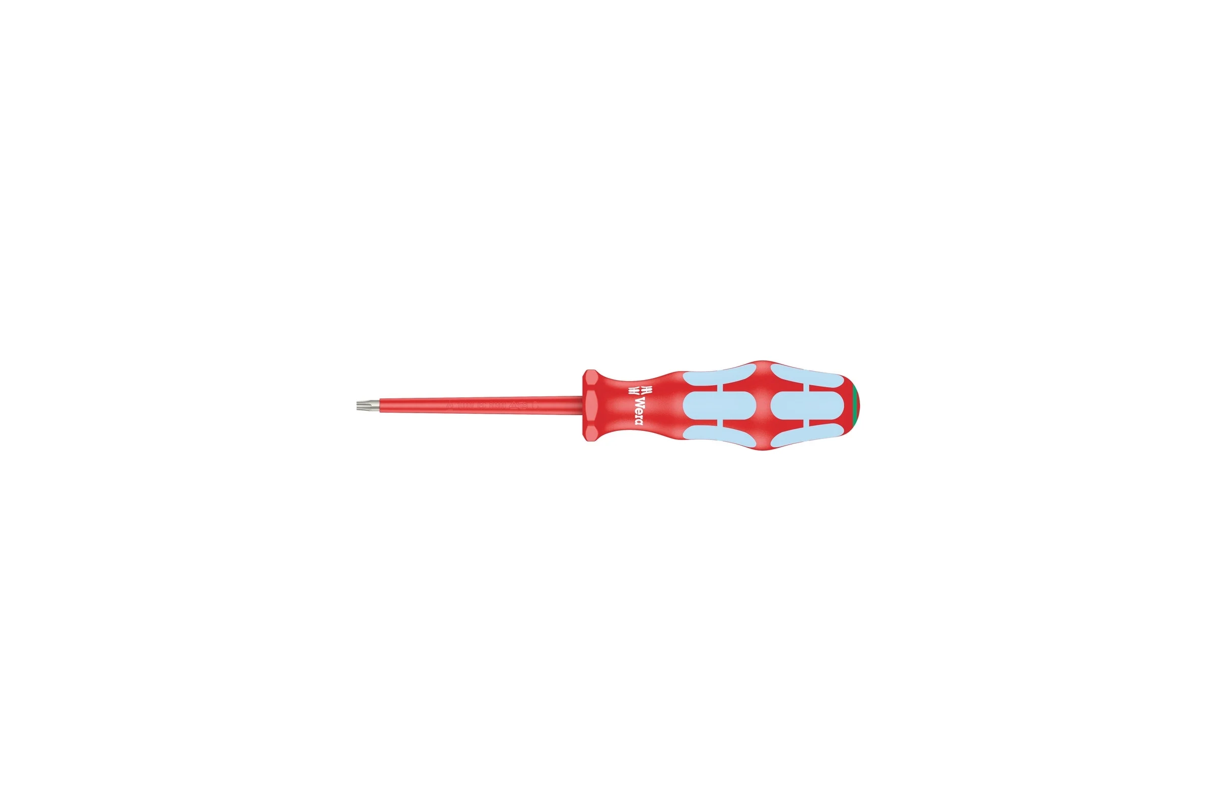Диэлектрическая отвертка WERA 3167 i TORX VDE, нержавеющая сталь, TX15х80 мм WE-022763