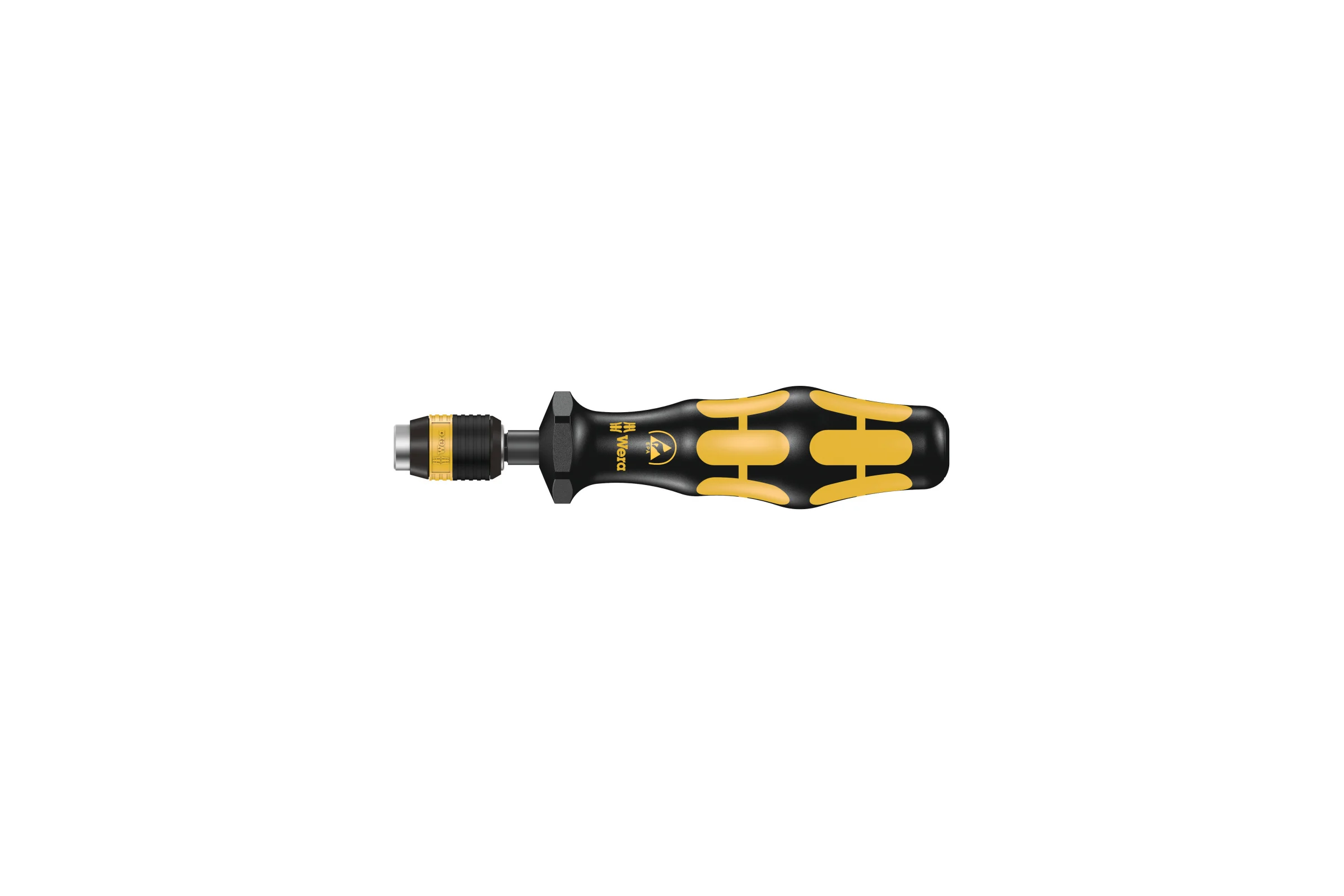 Динамометрическая отвертка WERA 7461 ESD Kraftform, 1.2 Нм, для бит 1/4 WE-074842