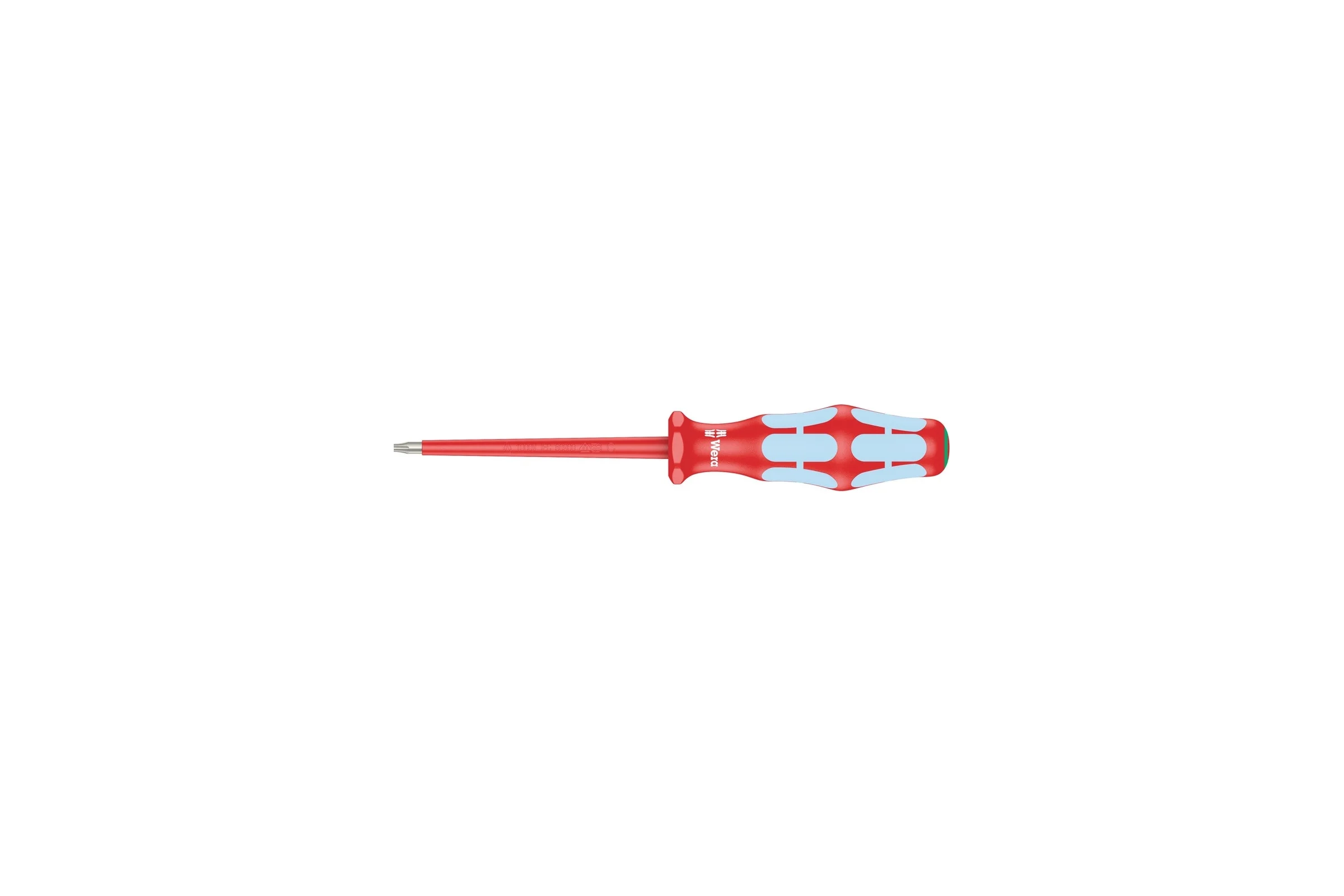 Диэлектрическая отвертка WERA 3167 i TORX VDE, нержавеющая сталь, TX8х80 мм WE-022760