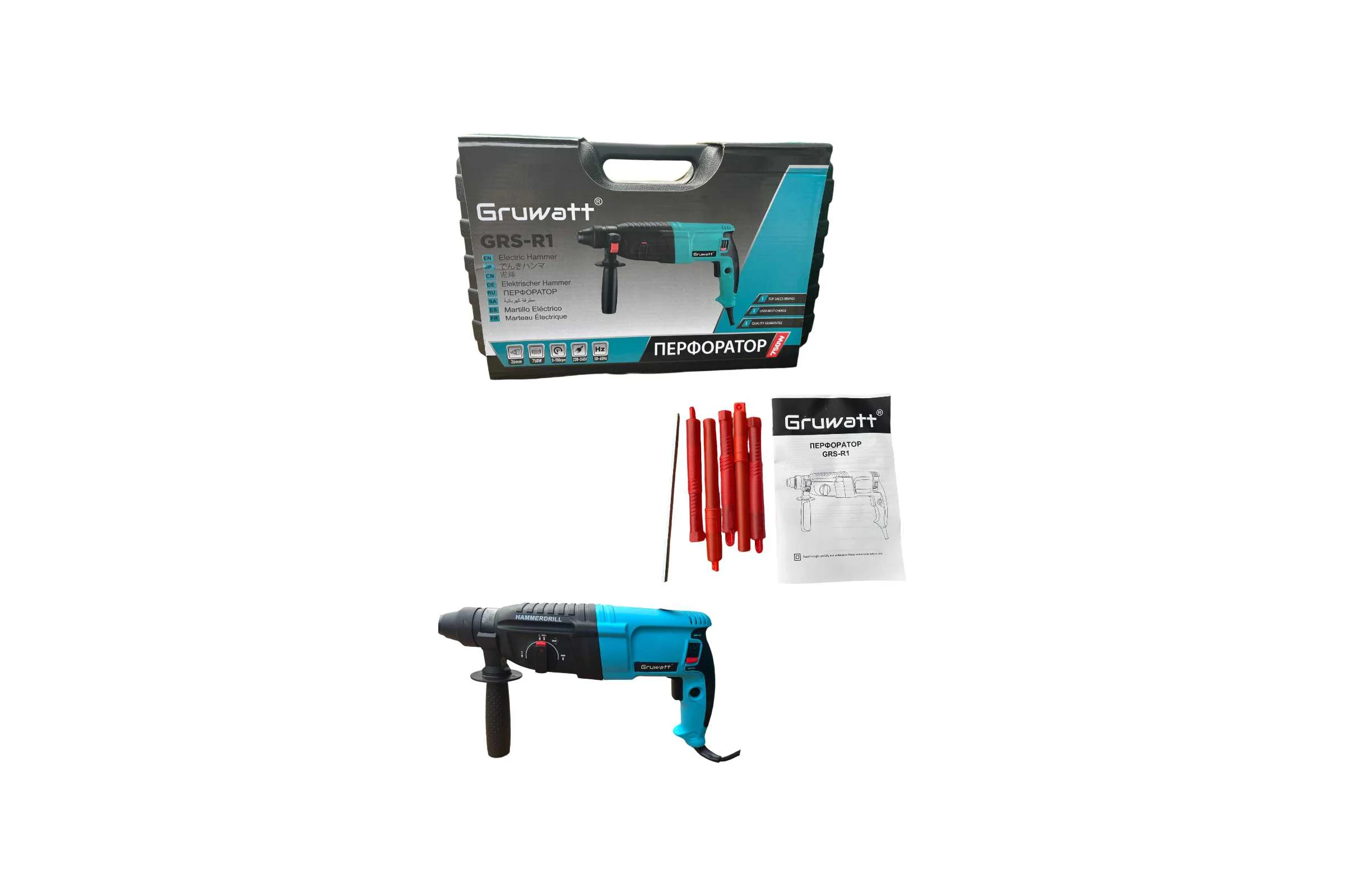 Перфоратор GRUWATT GRS-R1