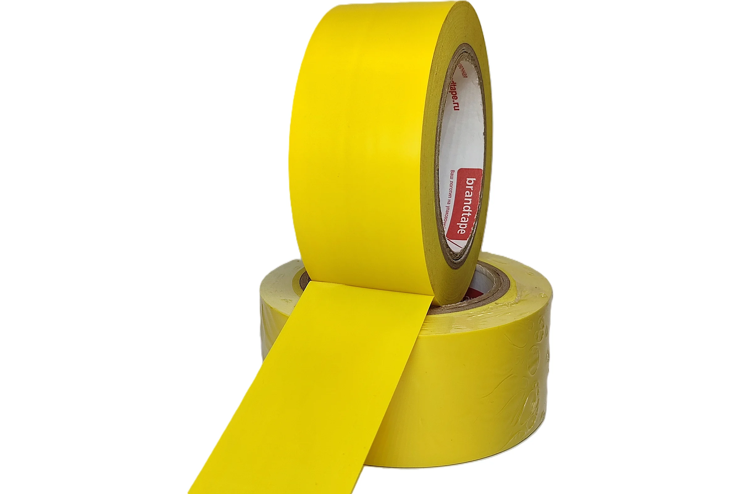 Разметочная клейкая лента Brandtape желтая 50мм_33м 4631178853844
