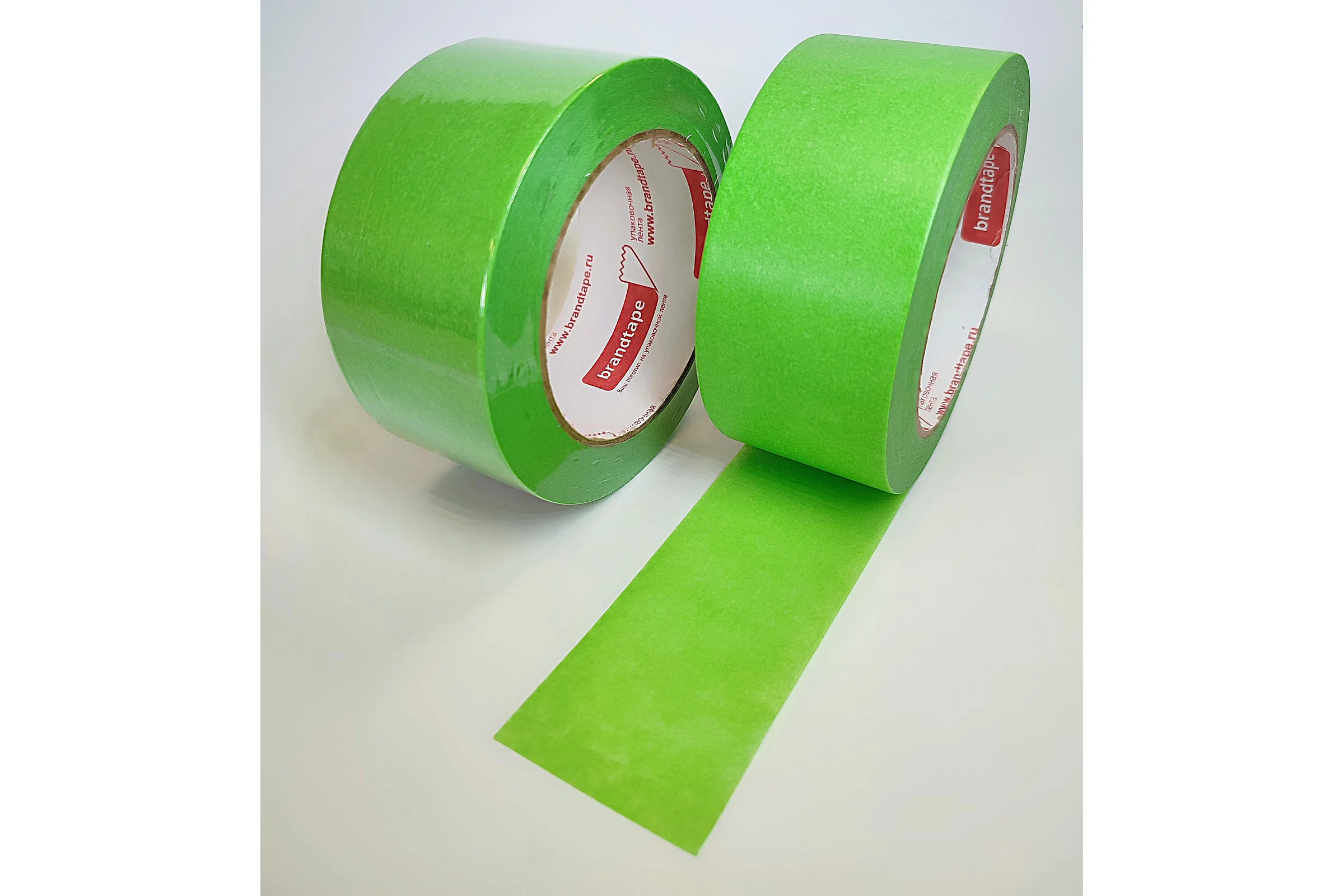 Малярная лента для наружных работ Brandtape 48х50 стойкая к УФ до 7 дней 120 зеленая (упаковка 1 шт.) 4631178306654