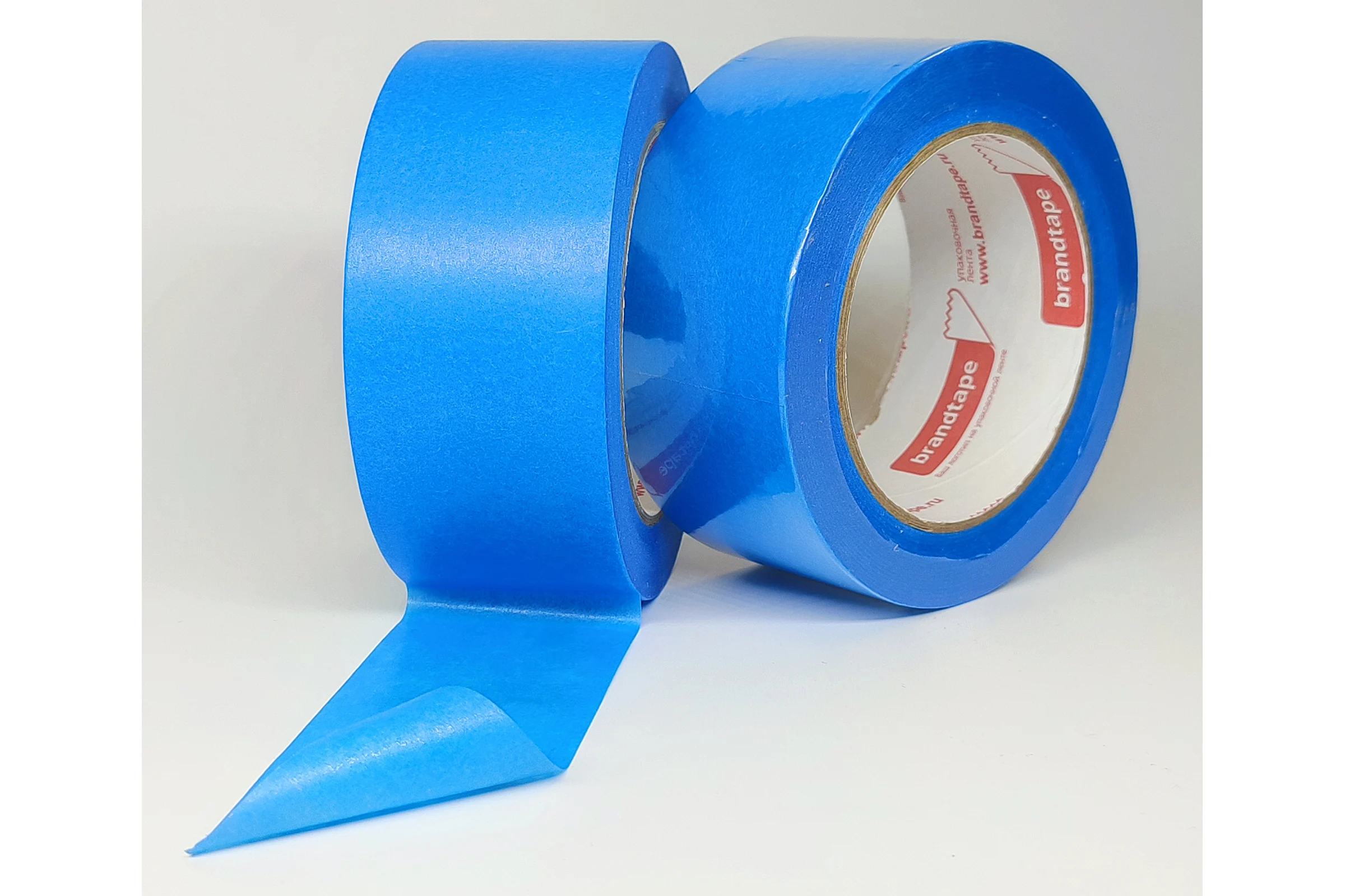 Малярная лента для наружных работ Brandtape 48х50 стойкая к УФ до 15 дней 120 синяя (упаковка 1 шт.) 4631178306685