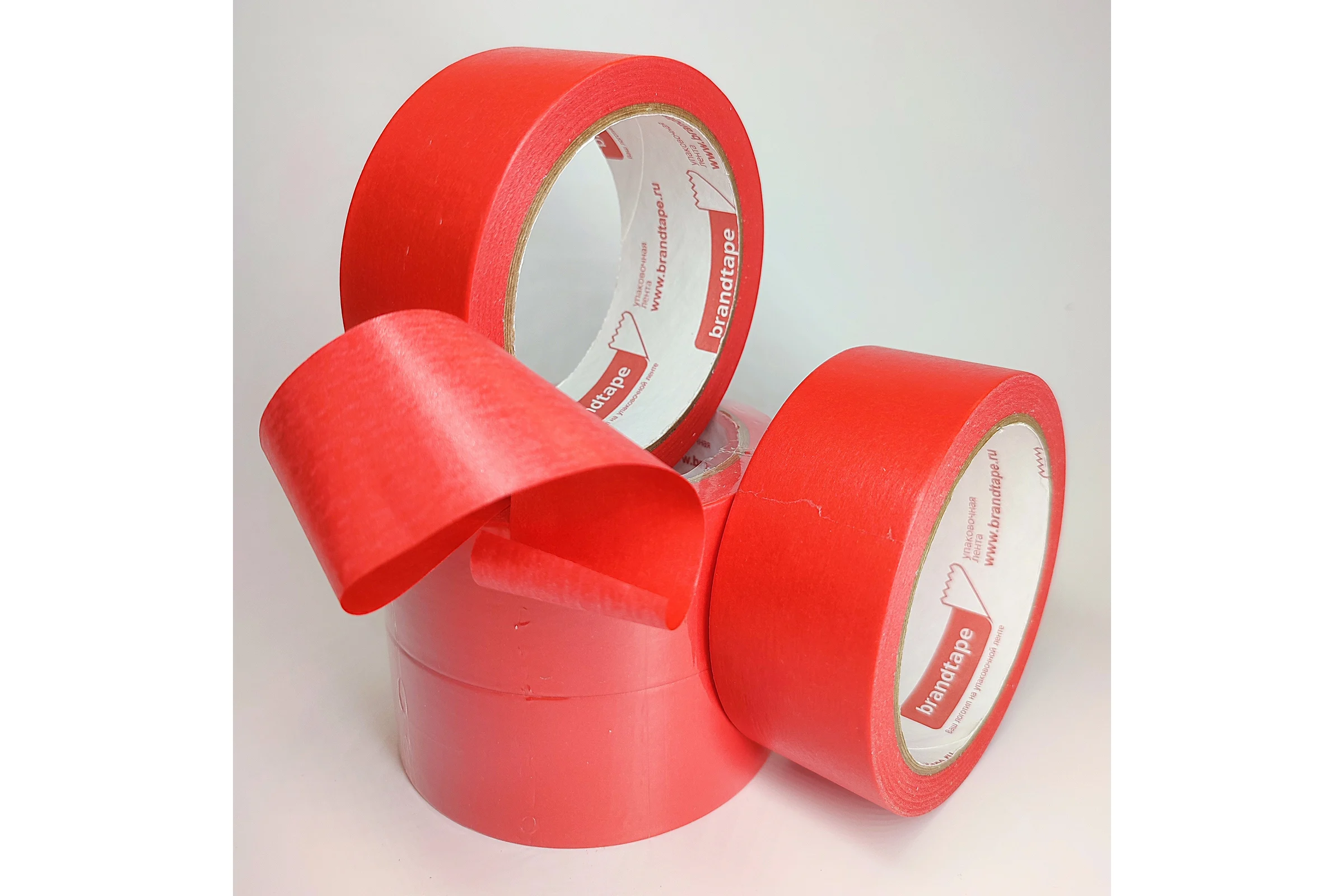 Малярная лента для наружных работ Brandtape 38х25 стойкая к УФ до 3 дней 100 красная (упаковка 3 шт.) 4631178306616