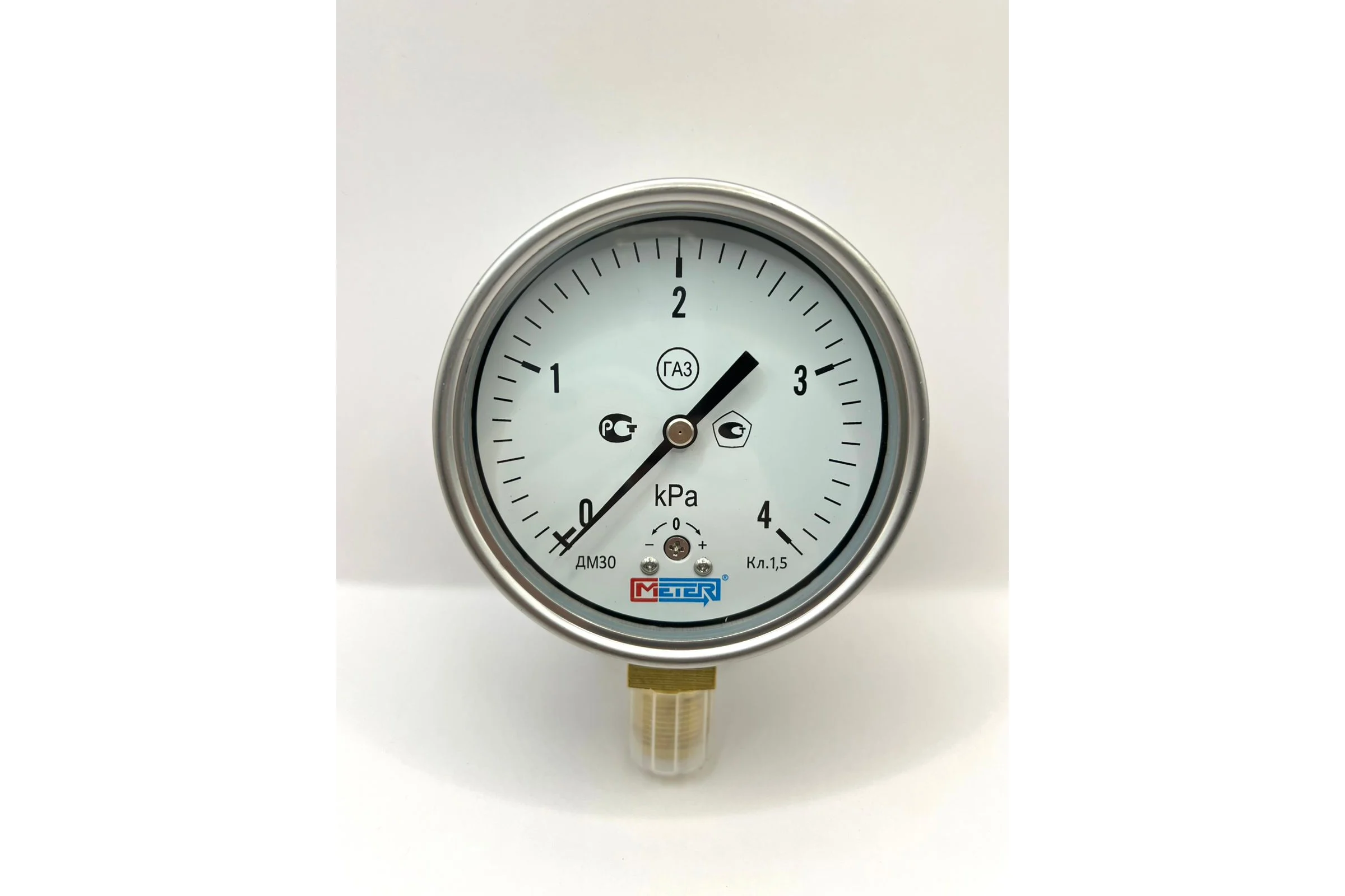 Манометр МЕТЕР ДМ 30-100-1-M Р=0..4 kPa M20x1,5 кл.1,5 8242