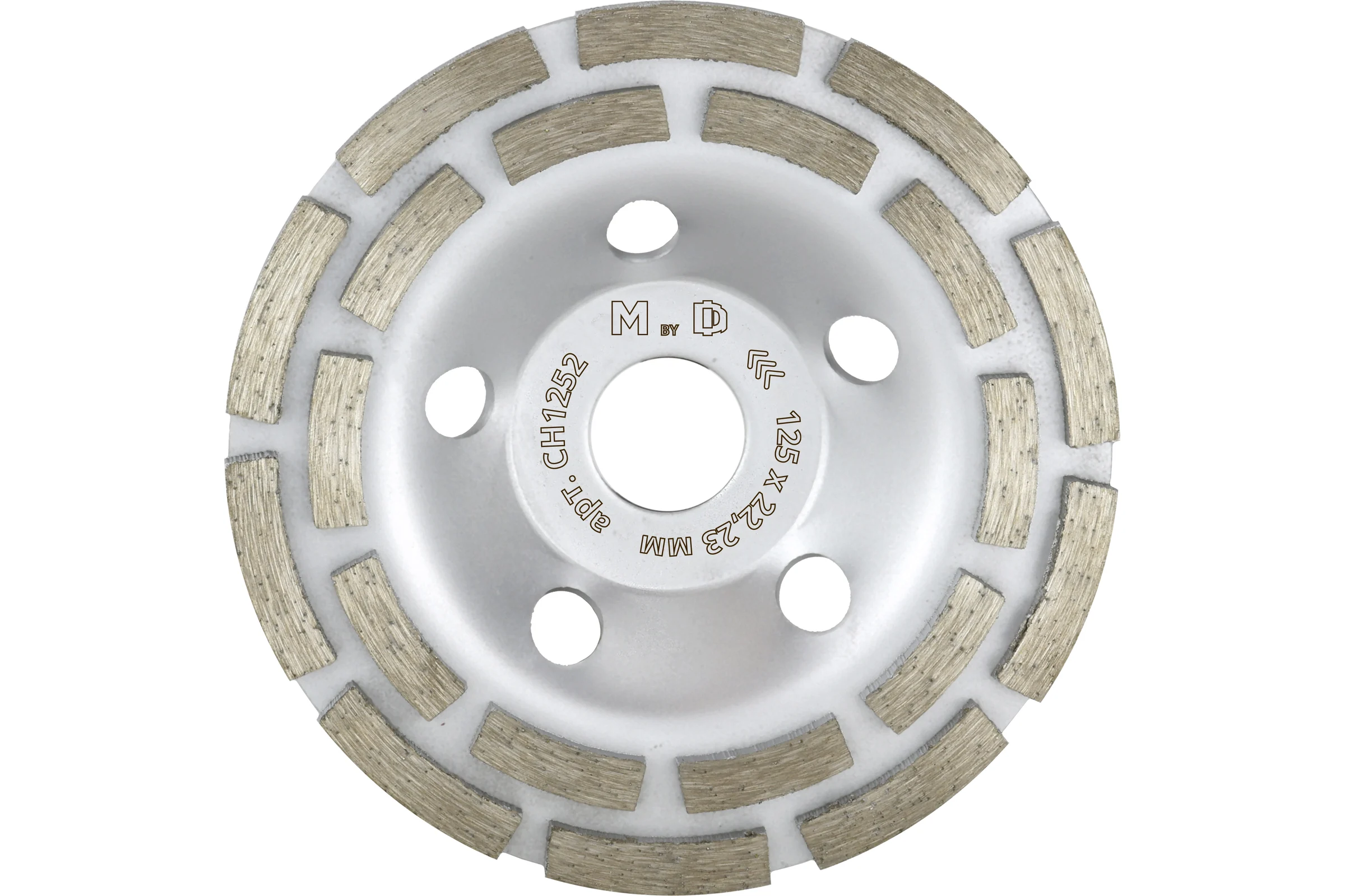 Алмазная чашка Diamond Industrial 125 х 5 х 22,23 Segmented Concrete MAXX CH1252