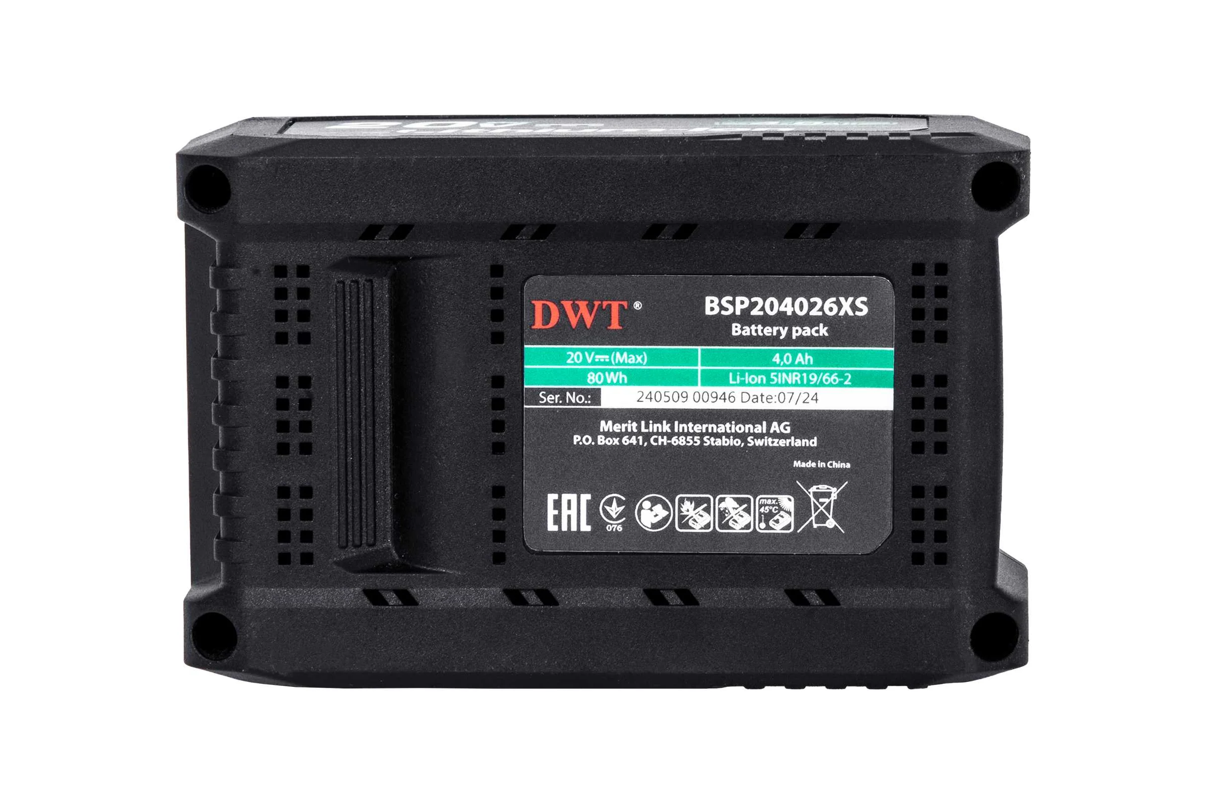 Аккумулятор DWT 20V MAX BSP204026XS