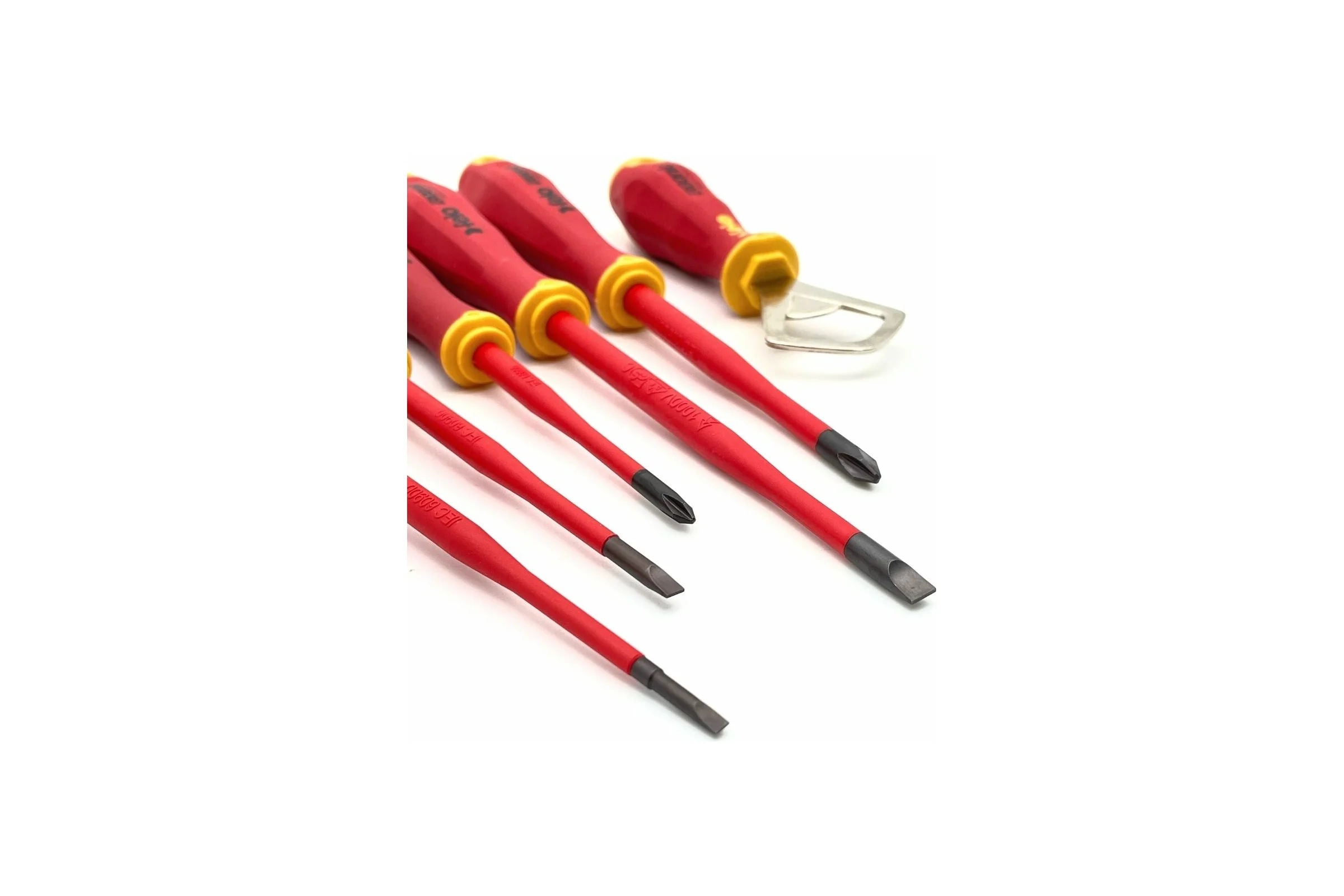 Набор диэлектрических отверток Felo SL/PH E-Slim Ergonic, 5 шт + открывашка 41386298