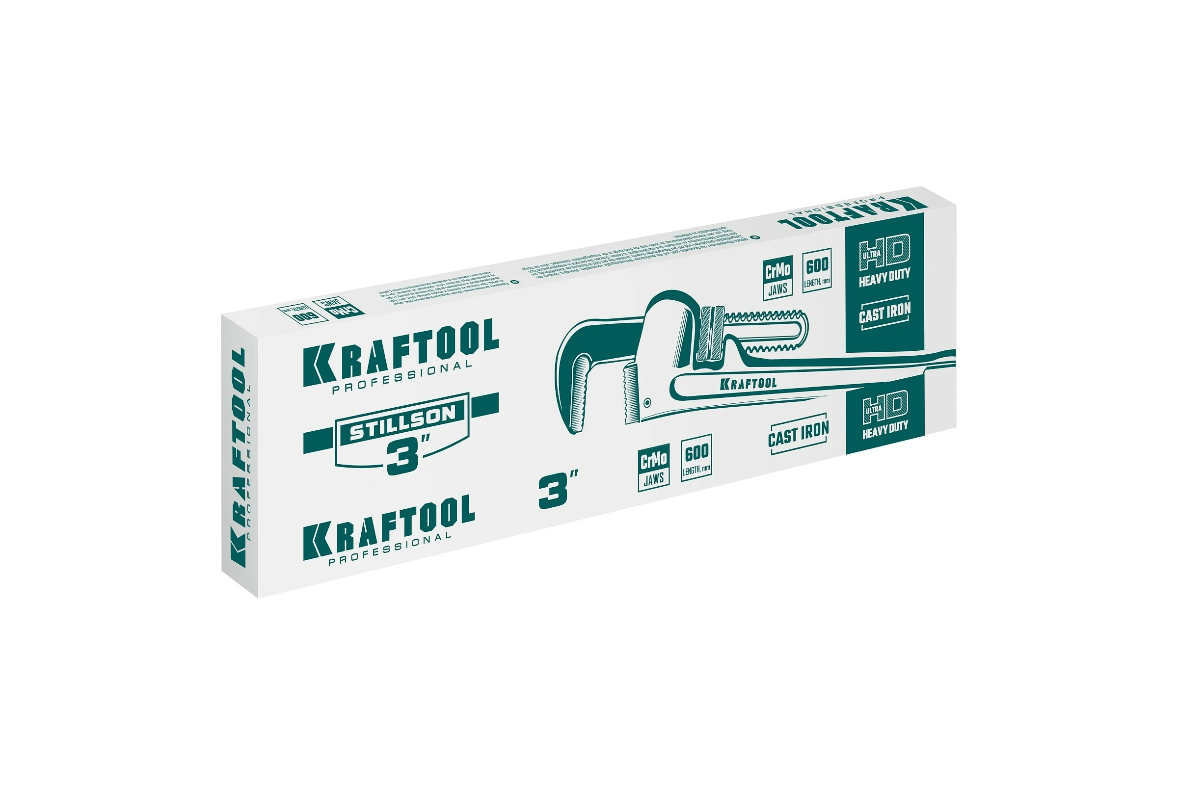 Трубный разводной ключ KRAFTOOL Stillson 3", 2727-60