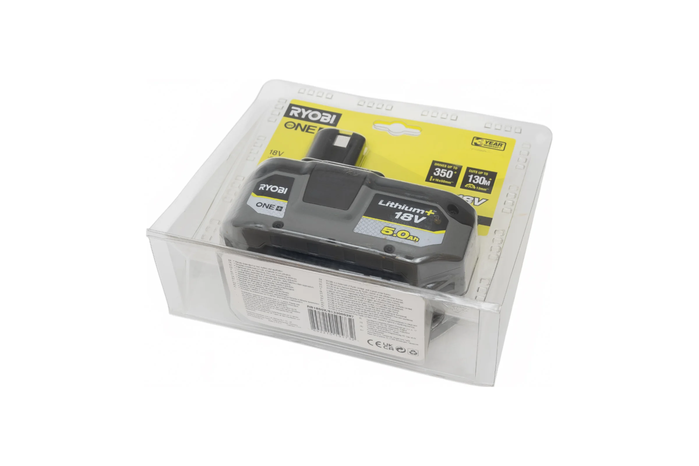 Аккумулятор RB1850X (5 Ач; 18В) Ryobi 5133005287