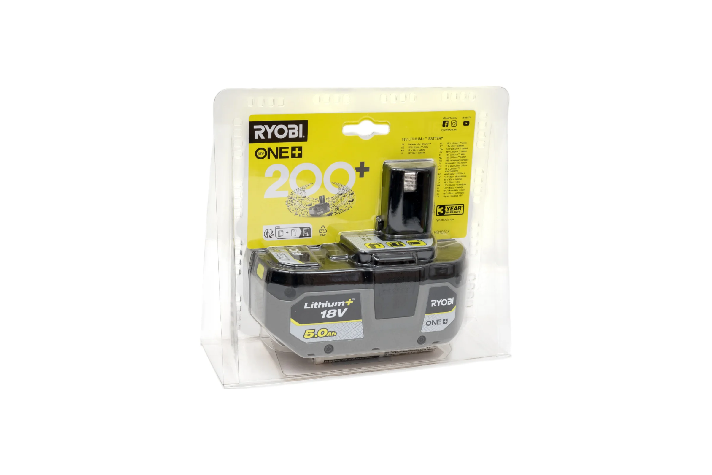 Аккумулятор RB1850X (5 Ач; 18В) Ryobi 5133005287