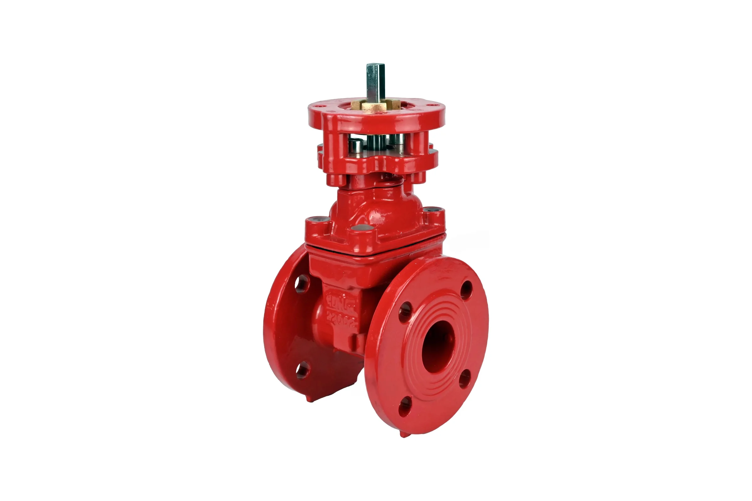 Задвижка клиновая DN.ru 30ч939р GGG50-GGG50-EPDM-RED Ду80 Ру10/16, ISO-фланец, невыдвижной голый шток, крутящий момент 28Нм D040-10158