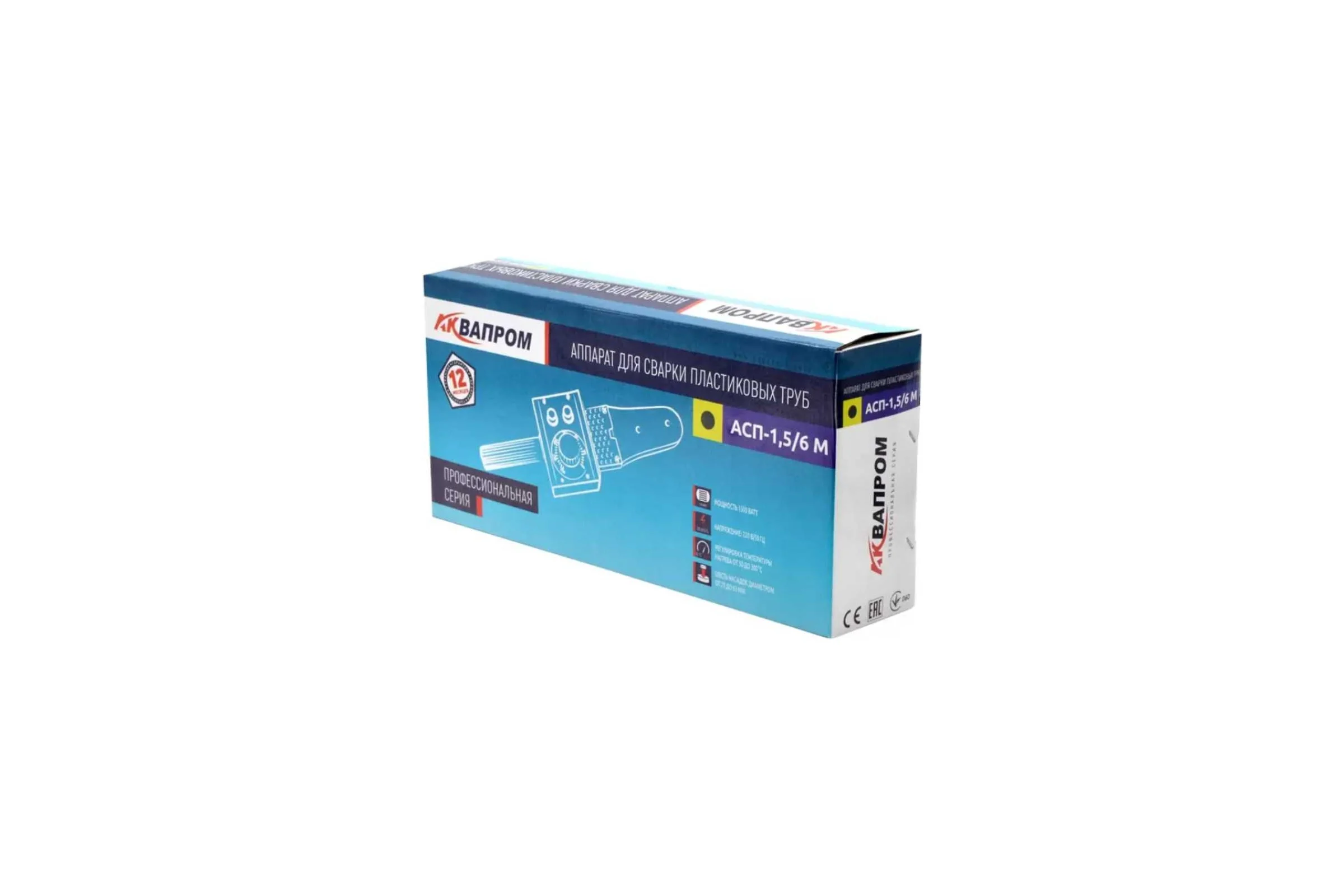 Аппарат для сварки пластиковых труб AQUAPROM M40/6 00-00016313