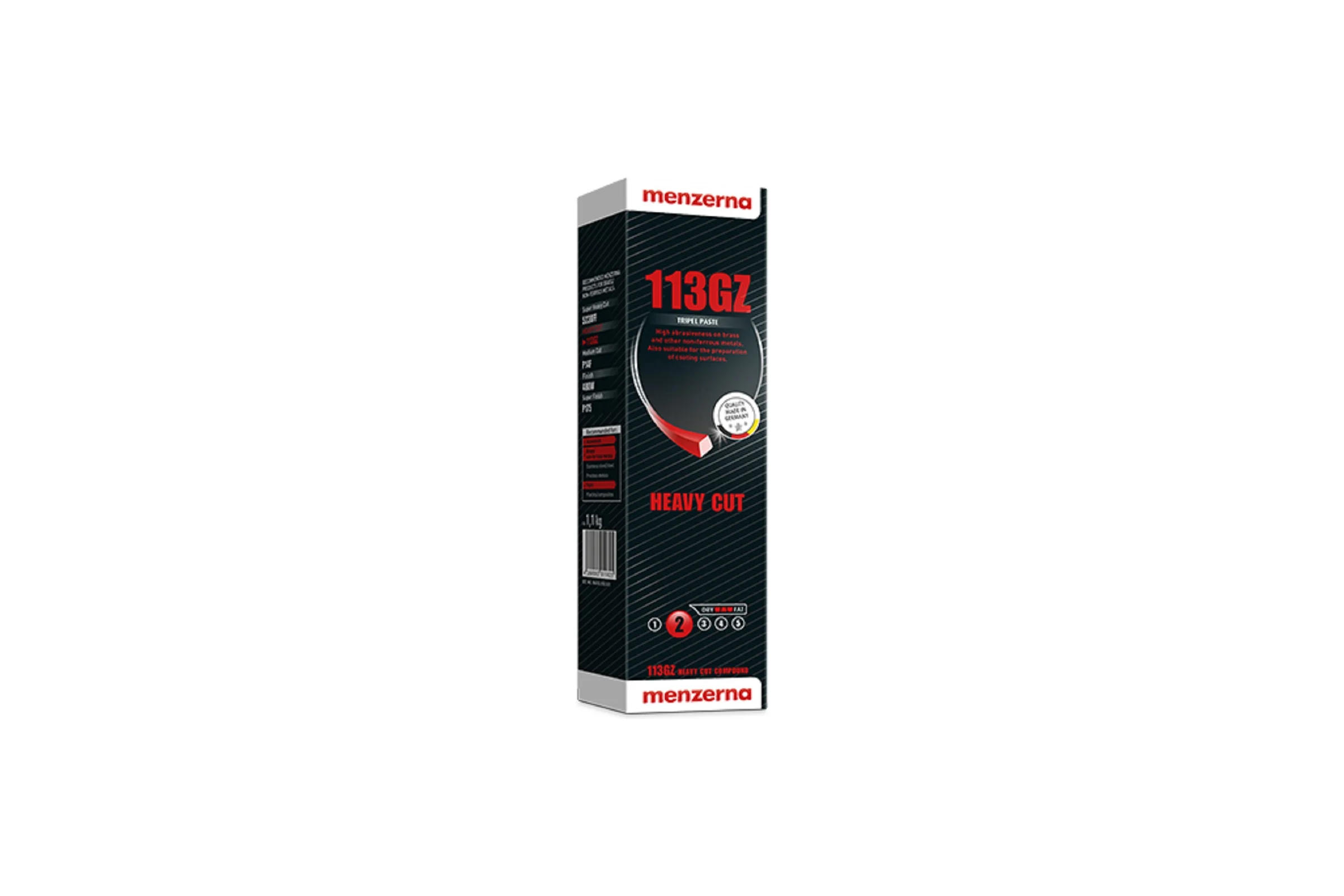 Паста полировальная твердая Menzerna 113 NG Tripel Paste Prepolish 1,1кг, / 06011.056.001