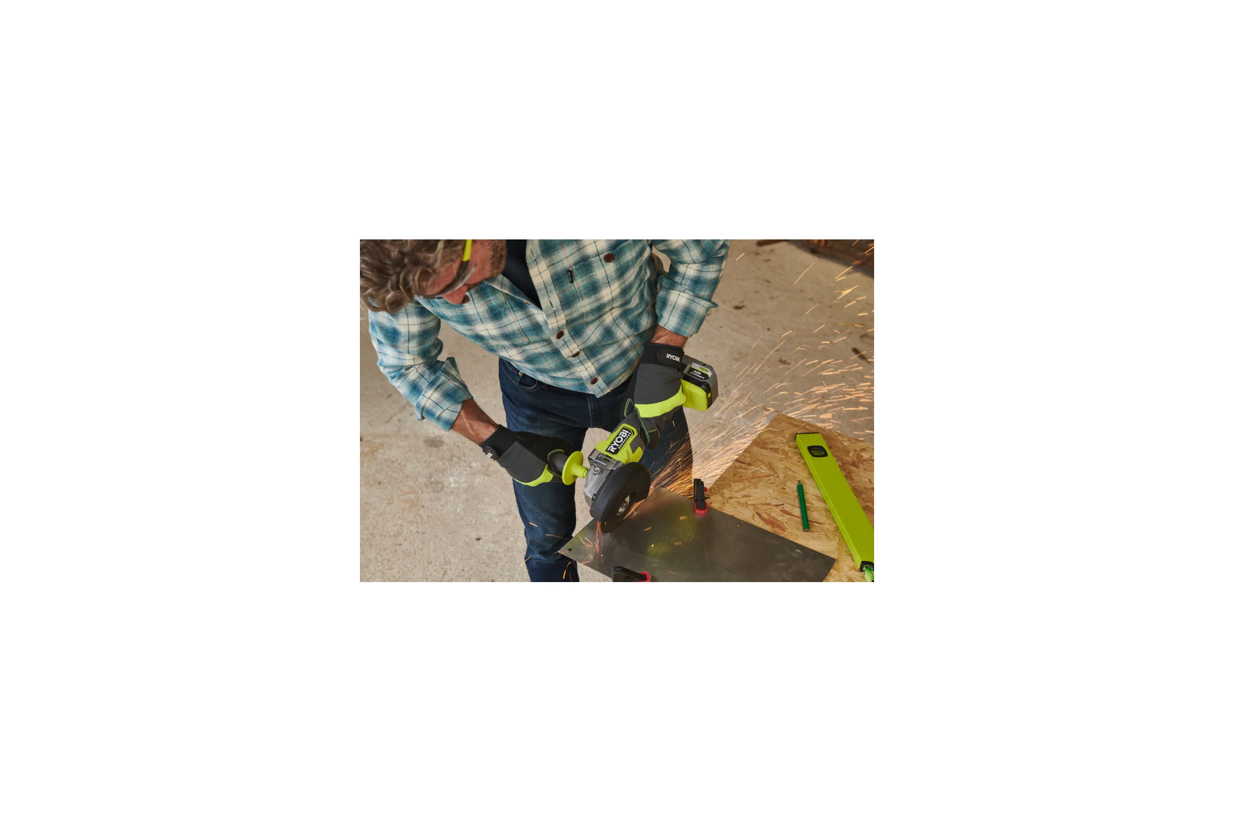 18В Углошлифмашина бесщеточная RAG18BL-0 Ryobi 5133006532