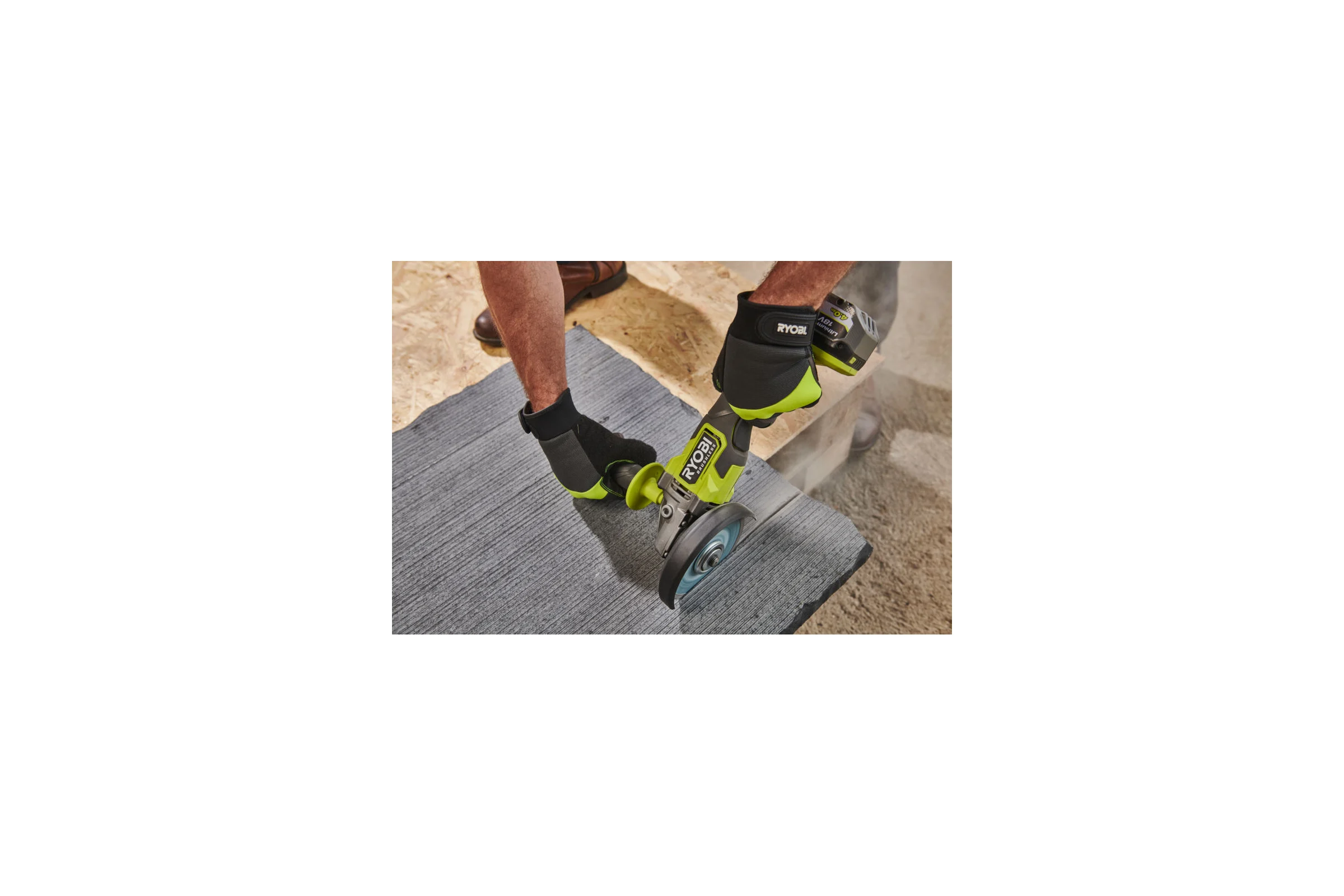18В Углошлифмашина бесщеточная RAG18BL-0 Ryobi 5133006532