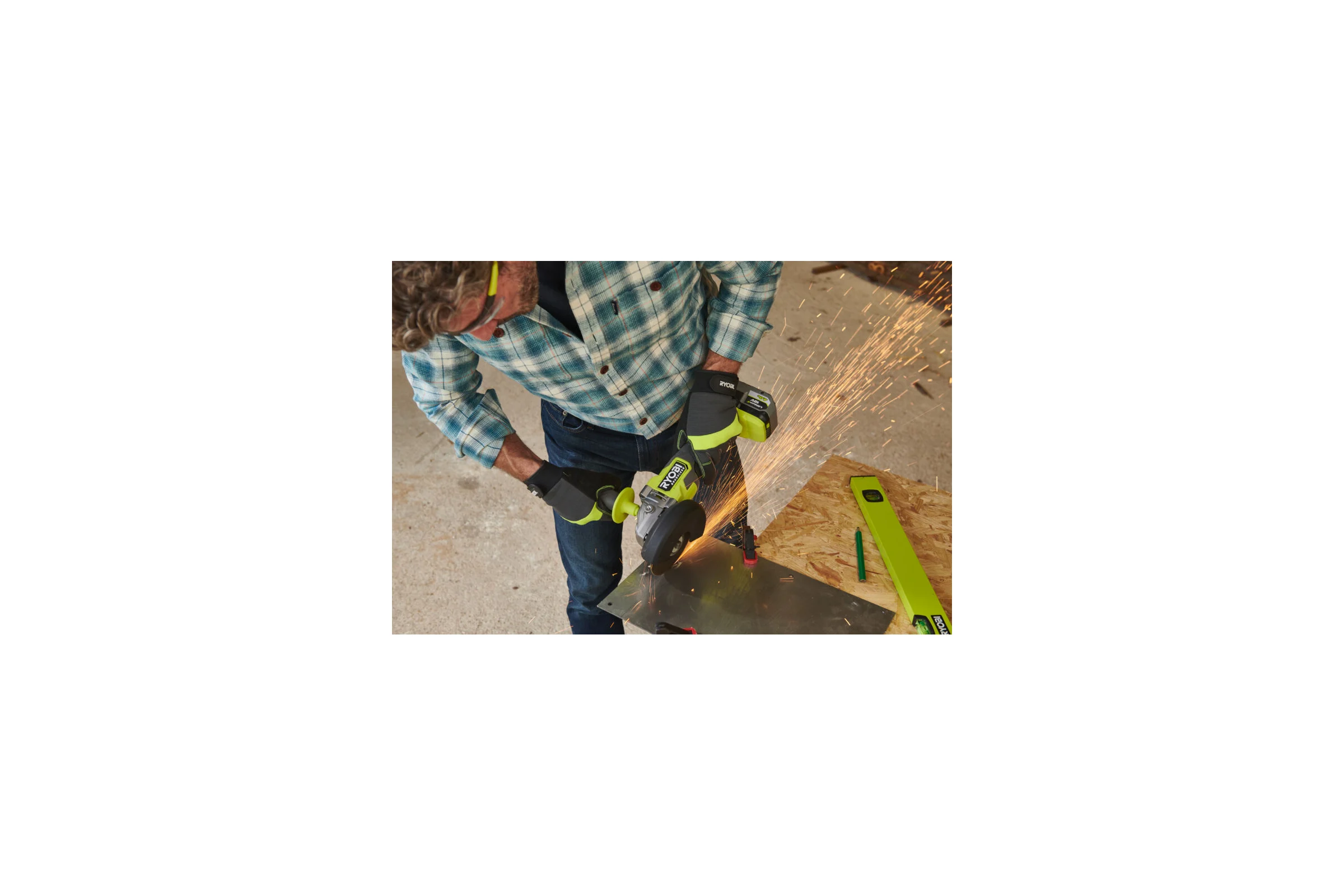 18В Углошлифмашина бесщеточная RAG18BL-0 Ryobi 5133006532