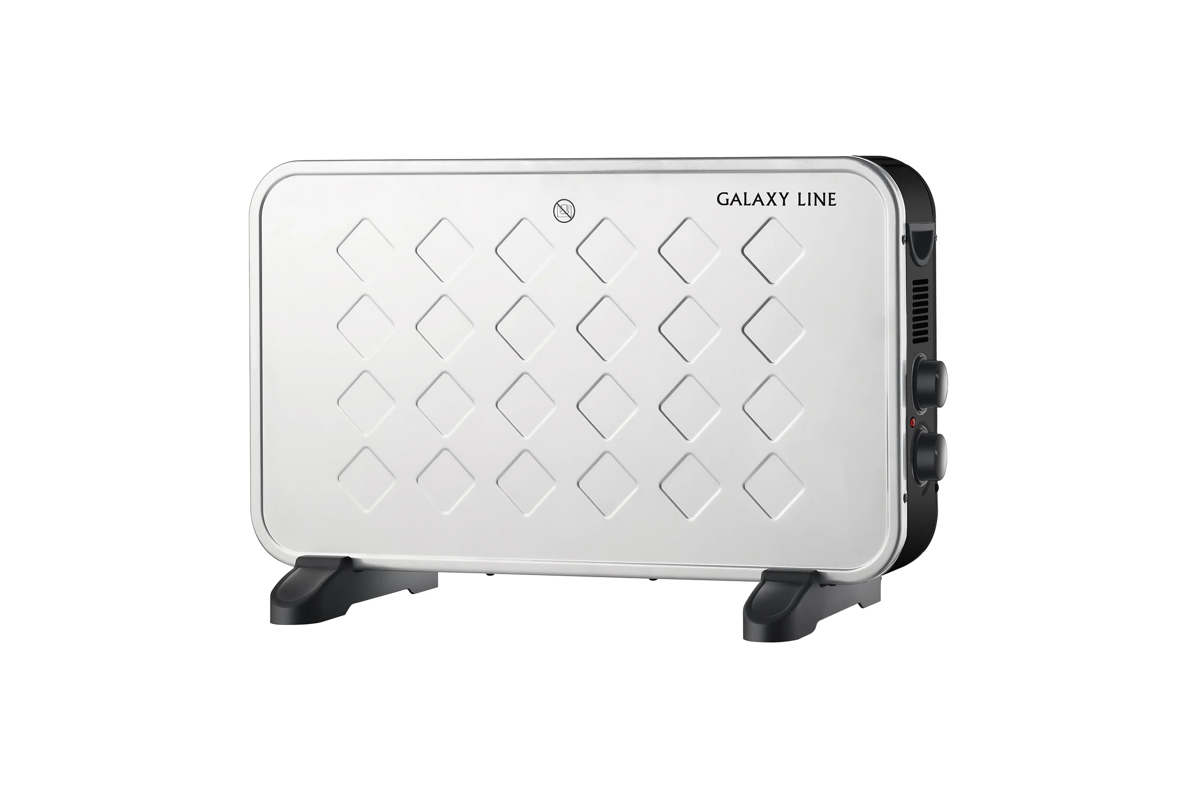 Обогреватель конвекционный Galaxy Line 2200 Вт, 2 режима, автоотключение, белый, GL 8231, 7050282310