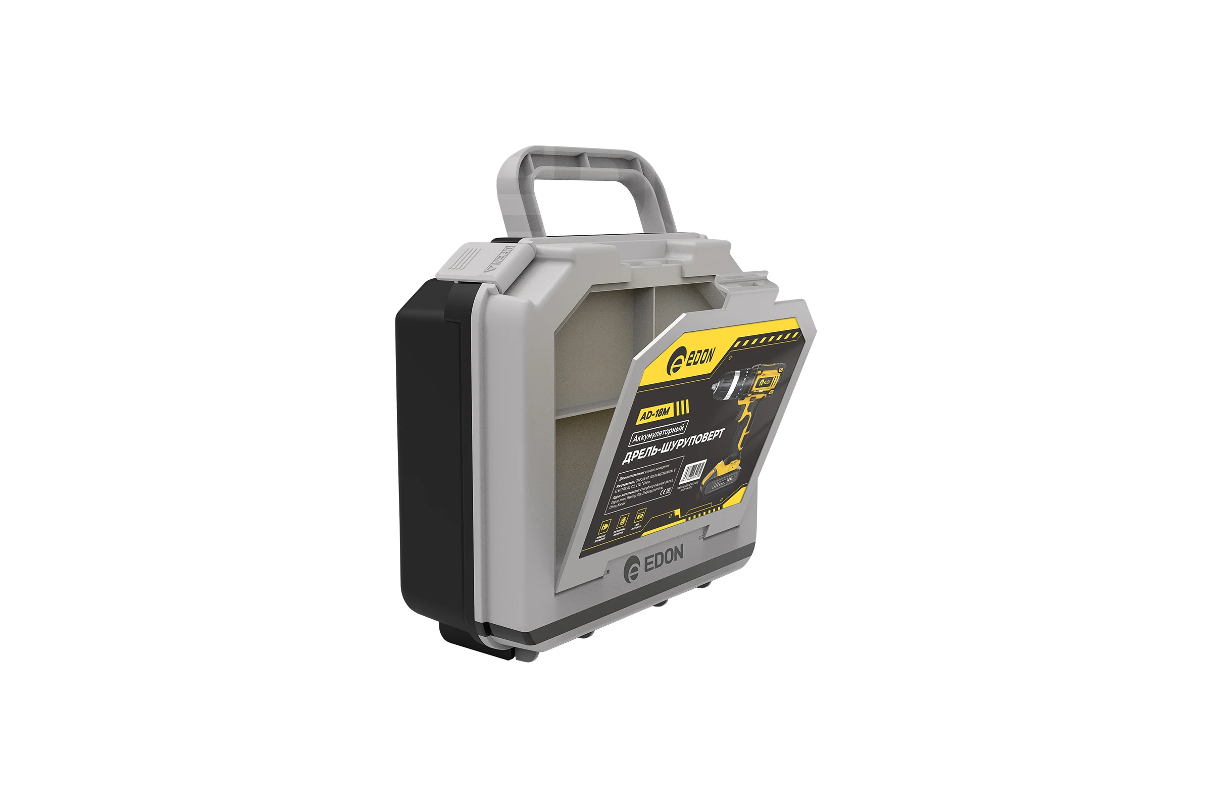Аккумуляторная дрель (шуруповерт) Edon AD-12M (12В., 23Н.м.) 27683