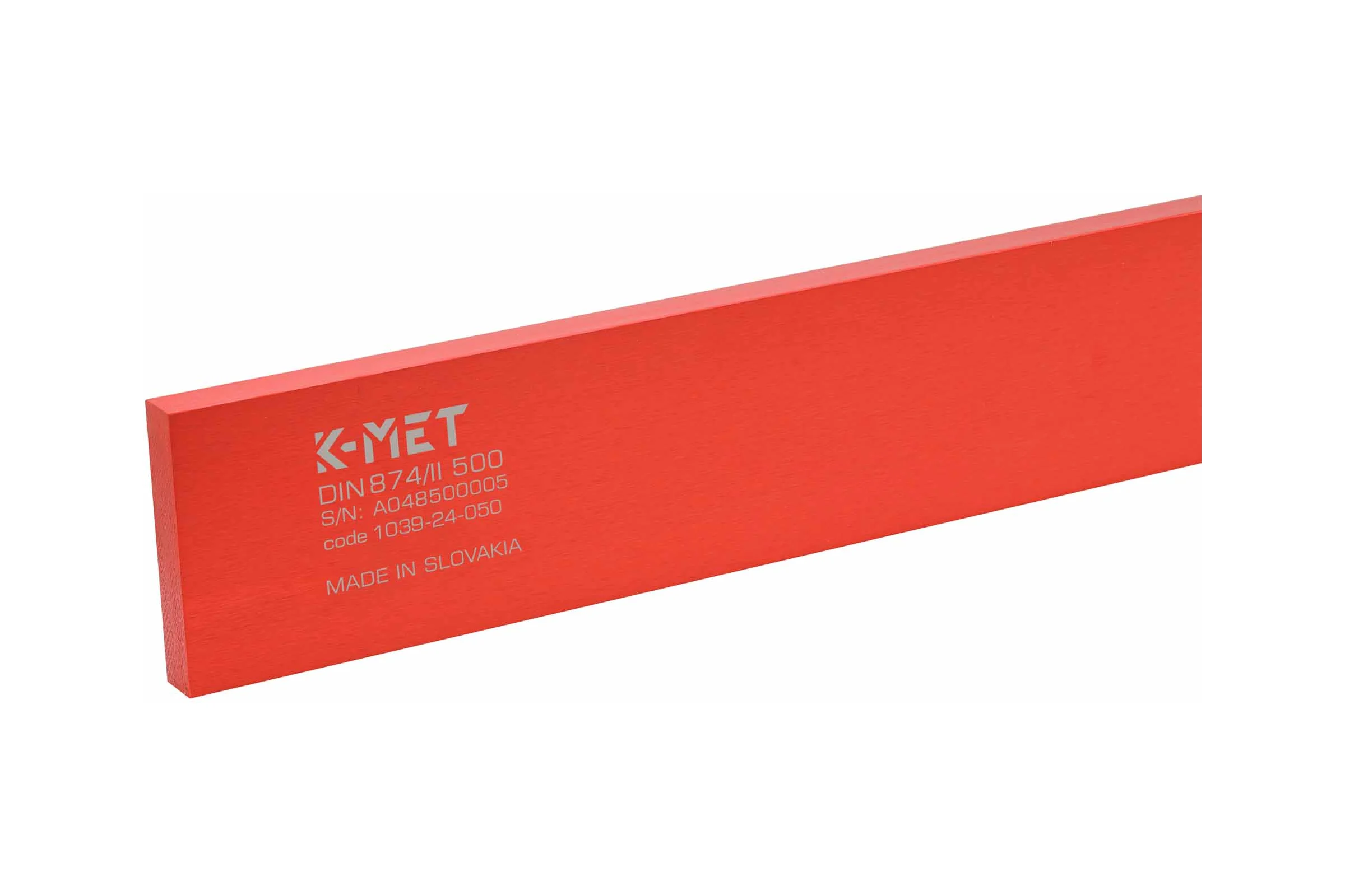 Линейка поверочная Kinex (K-MET) ШП-500 500х60х12мм DIN874 Класс 2 ALU 1039-24-050