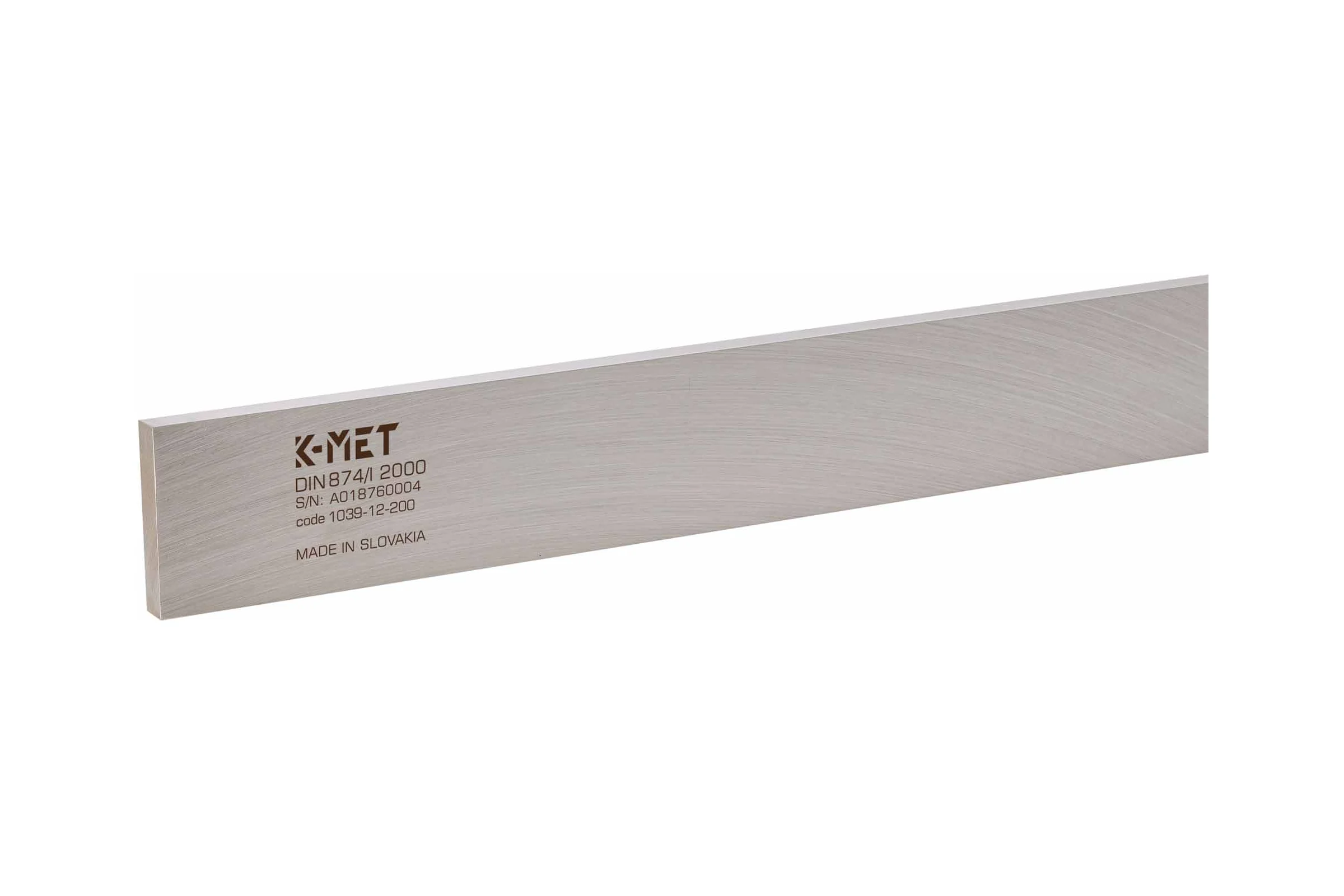 Линейка поверочная Kinex (K-MET) ШП-2000 2000х70х15мм DIN874 Класс 1 STEEL 1039-12-200