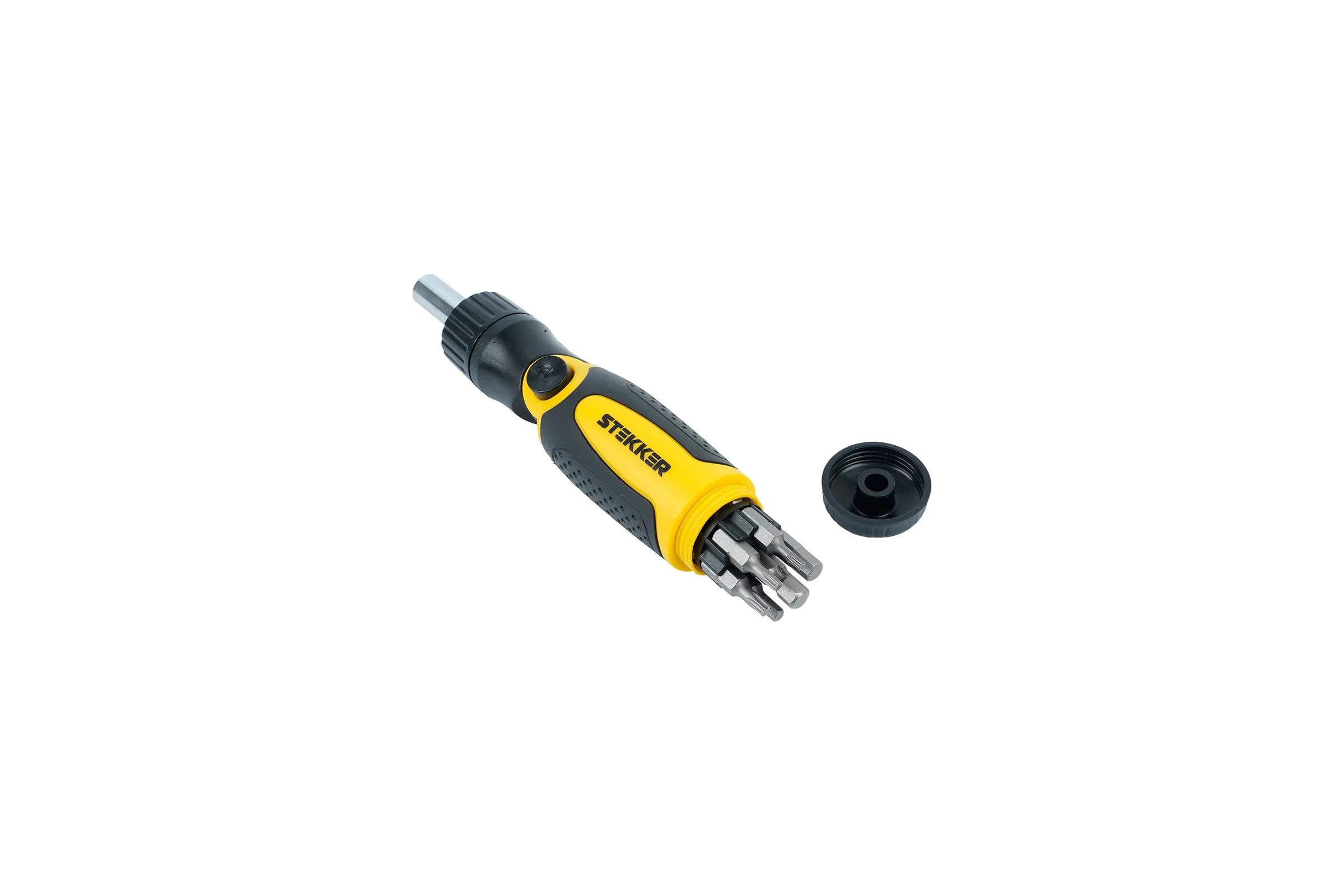 Отвертка реверсивная STEKKER STLS004 с битами, 14 предметов 50408