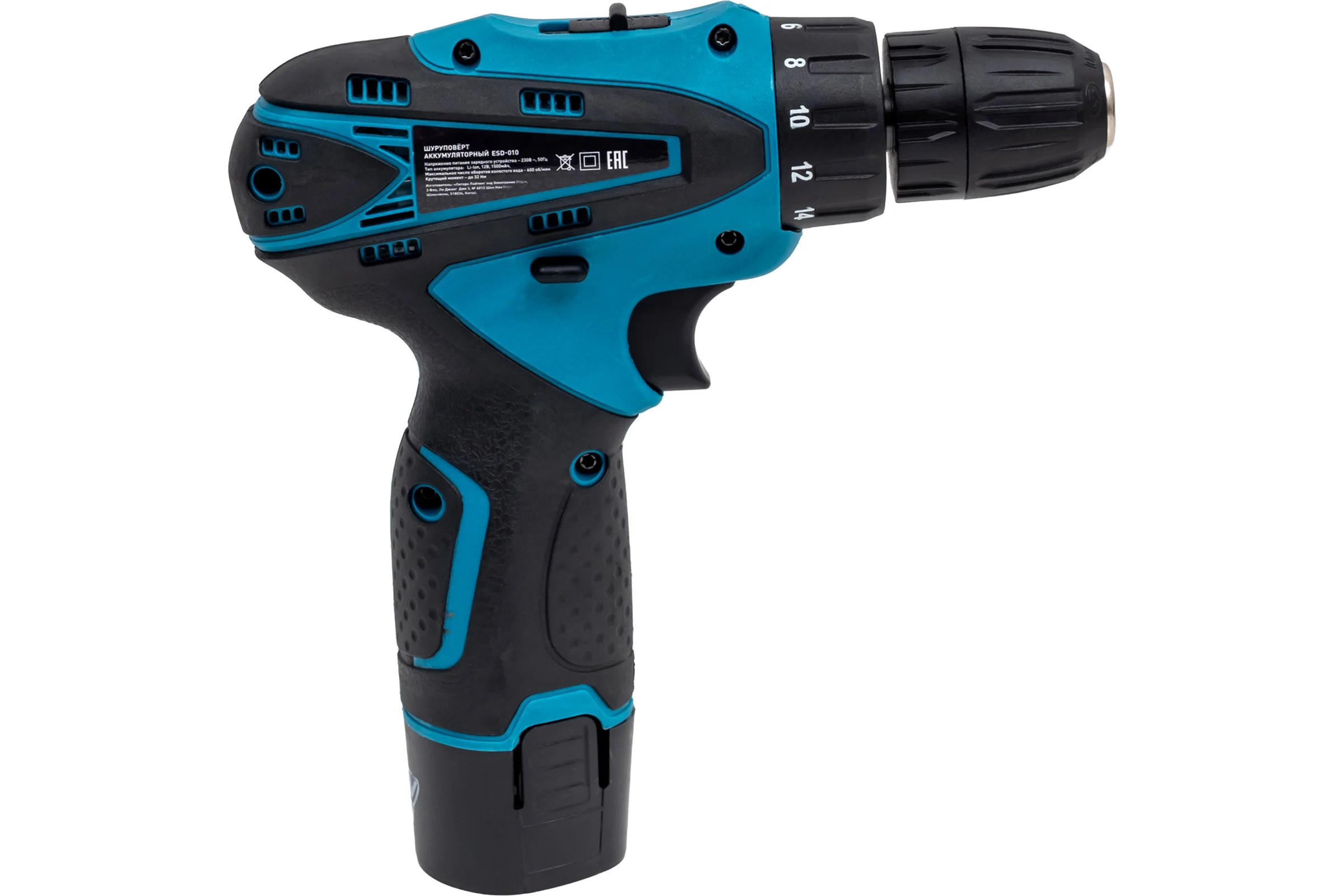 Аккумуляторный шуруповерт-дрель DEMMAX ESD-010в боксе 15750