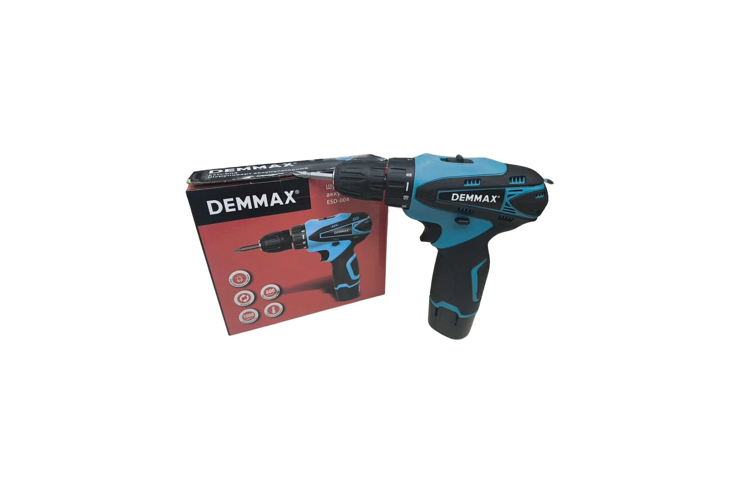 Аккумуляторный шуруповерт-дрель DEMMAX ESD-004 15428