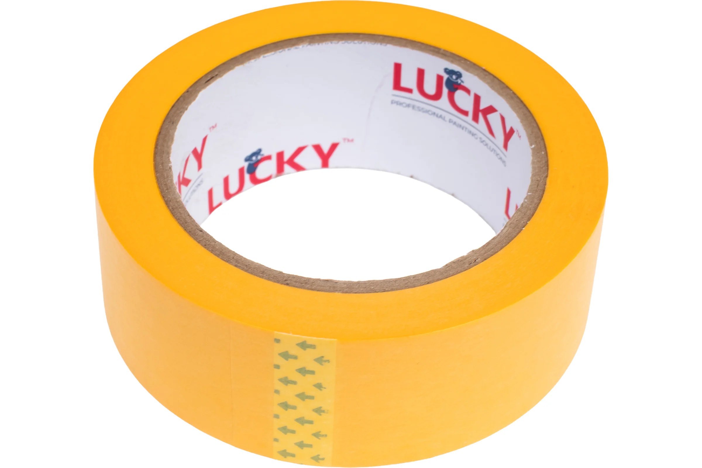 Лента малярная LUCKY WASHI бумажная экстратонкая, золотая, до 120 УФ-60дней, размер 38мм х 50м 493638L