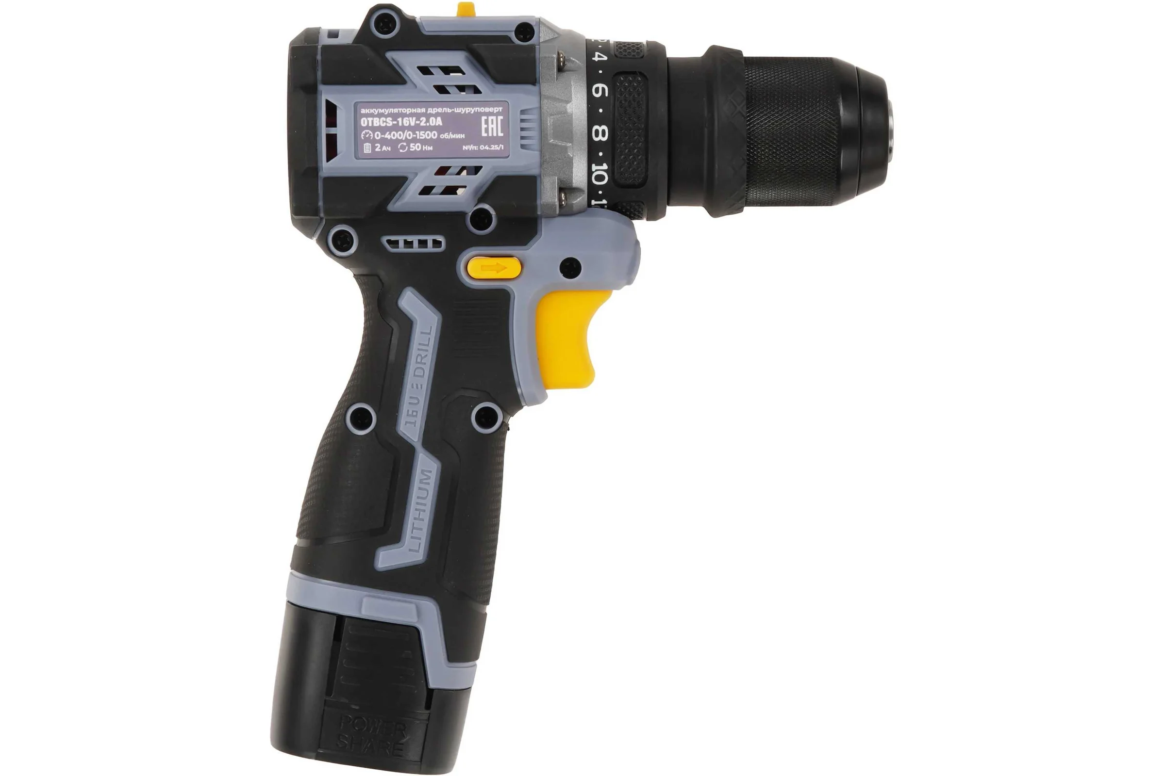 Аккумуляторная дрель-шуруповерт OVK TOOLS OTBCS-16V-2.0A
