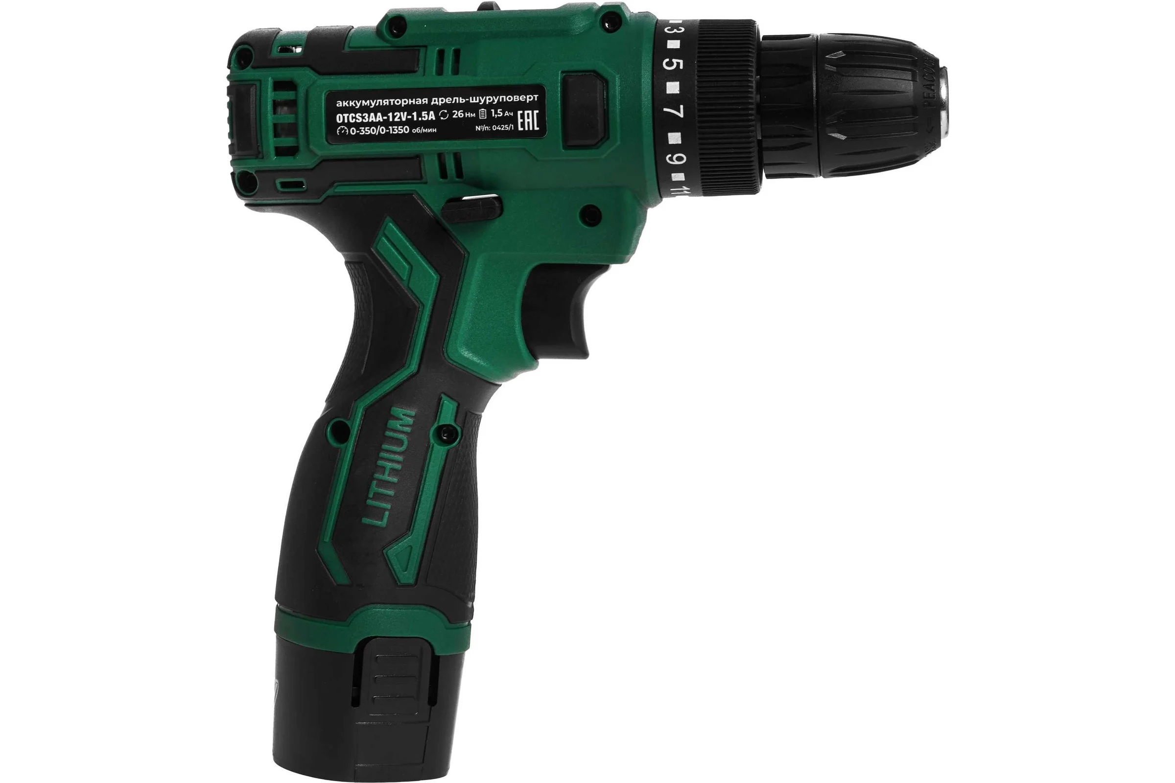 Аккумуляторная дрель-шуруповерт OVK TOOLS OTCS3AA-12V-1.5A