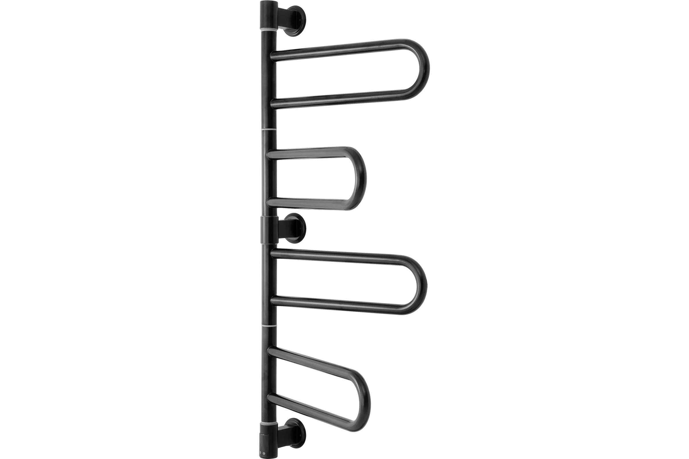Полотенцесушитель ENERGY U chrome G4K RAL 9005 Чёрный матовый + ECO 2 Чёрный УТ-УТ-01226